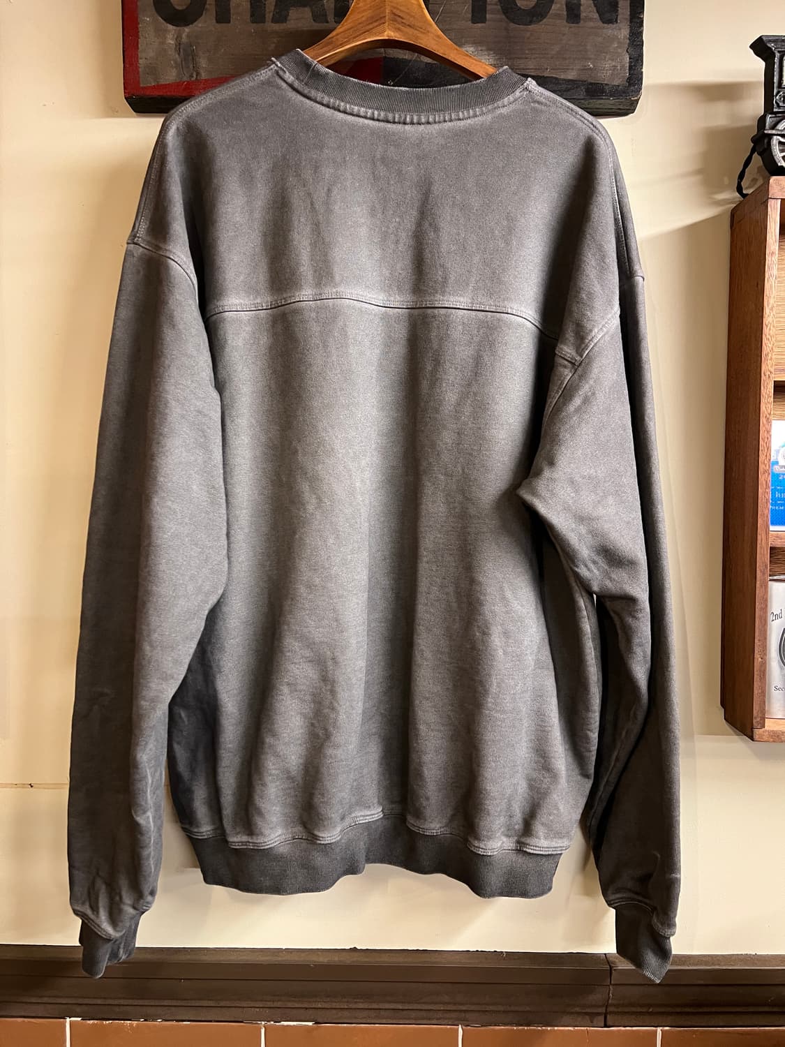 Esfai Sweat Shirt Pigment Grey 상품이미지5
