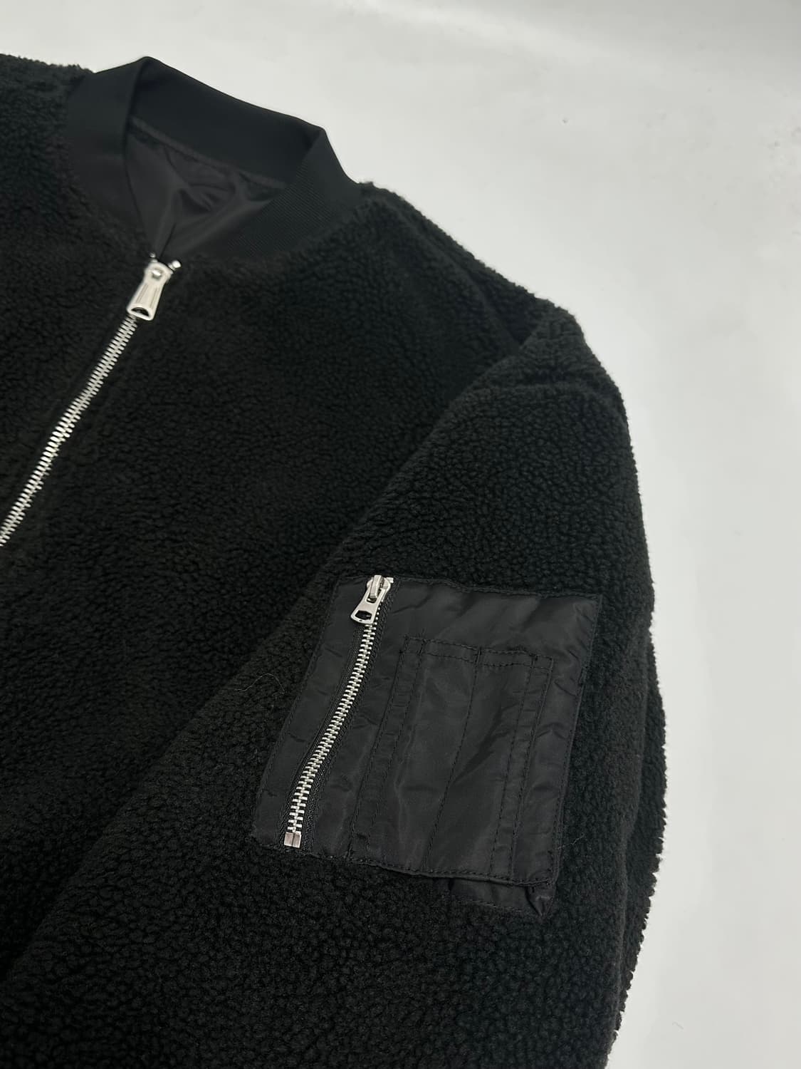 무신사스탠다드 오버사이즈 리버서블 플리스 ma-1 보머자켓 상품이미지4