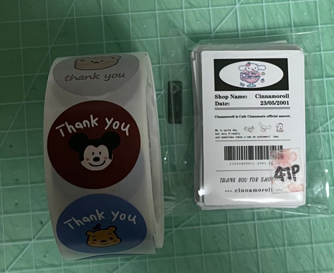 10월까지처분|포장 세트+산리오 스티커 세트 상품이미지1