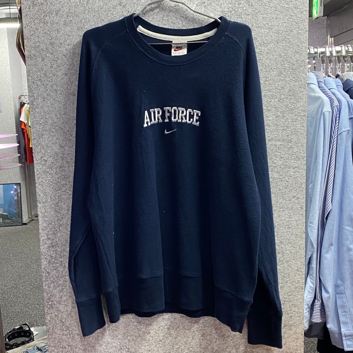 나이키 에어포스 스우시 네이비 스웻 B3161 상품이미지2