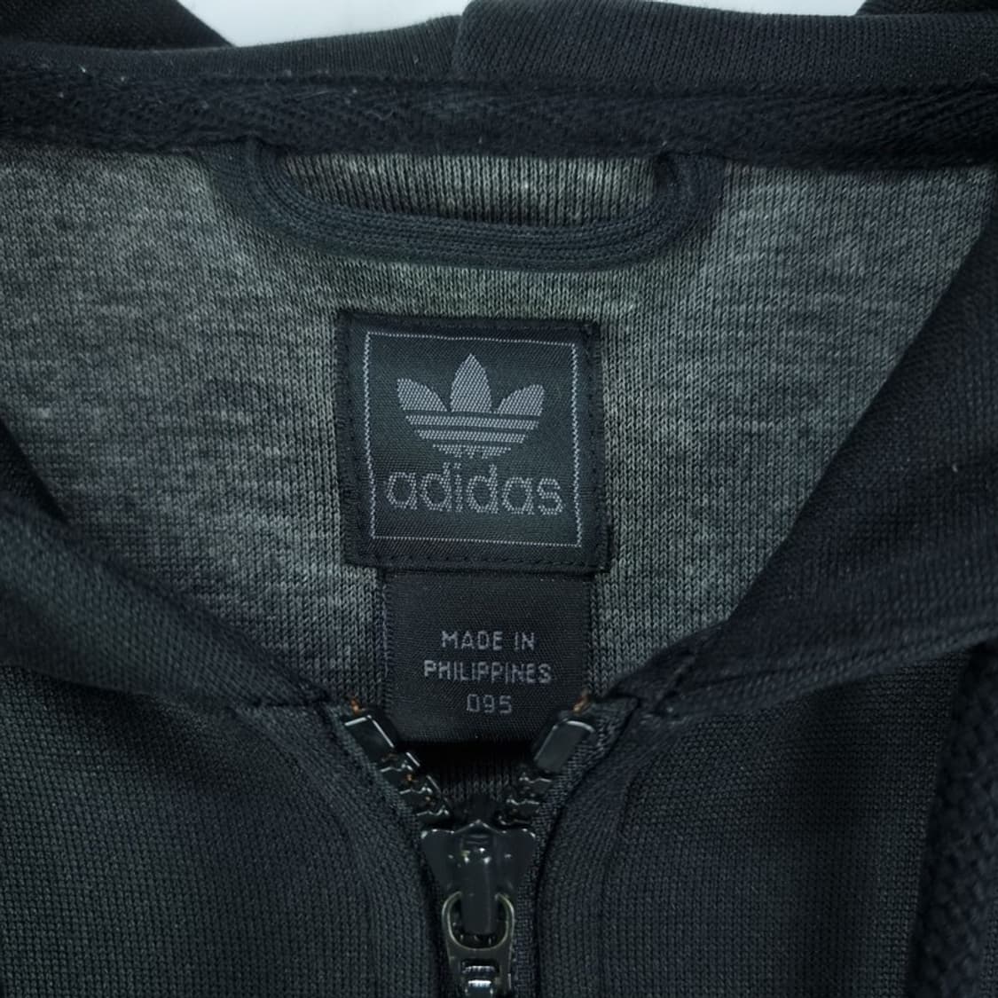 [아디다스] 삼선 루즈핏 후드 집업 블랙 M17376 상품이미지7