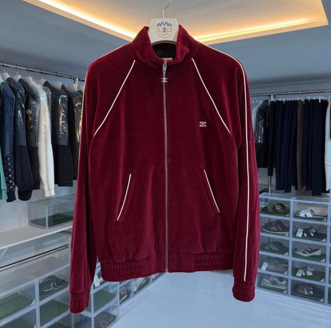 [리오브전포점] 셀린느 트리오페 벨루어 트랙 벨벳 집업 상품이미지1