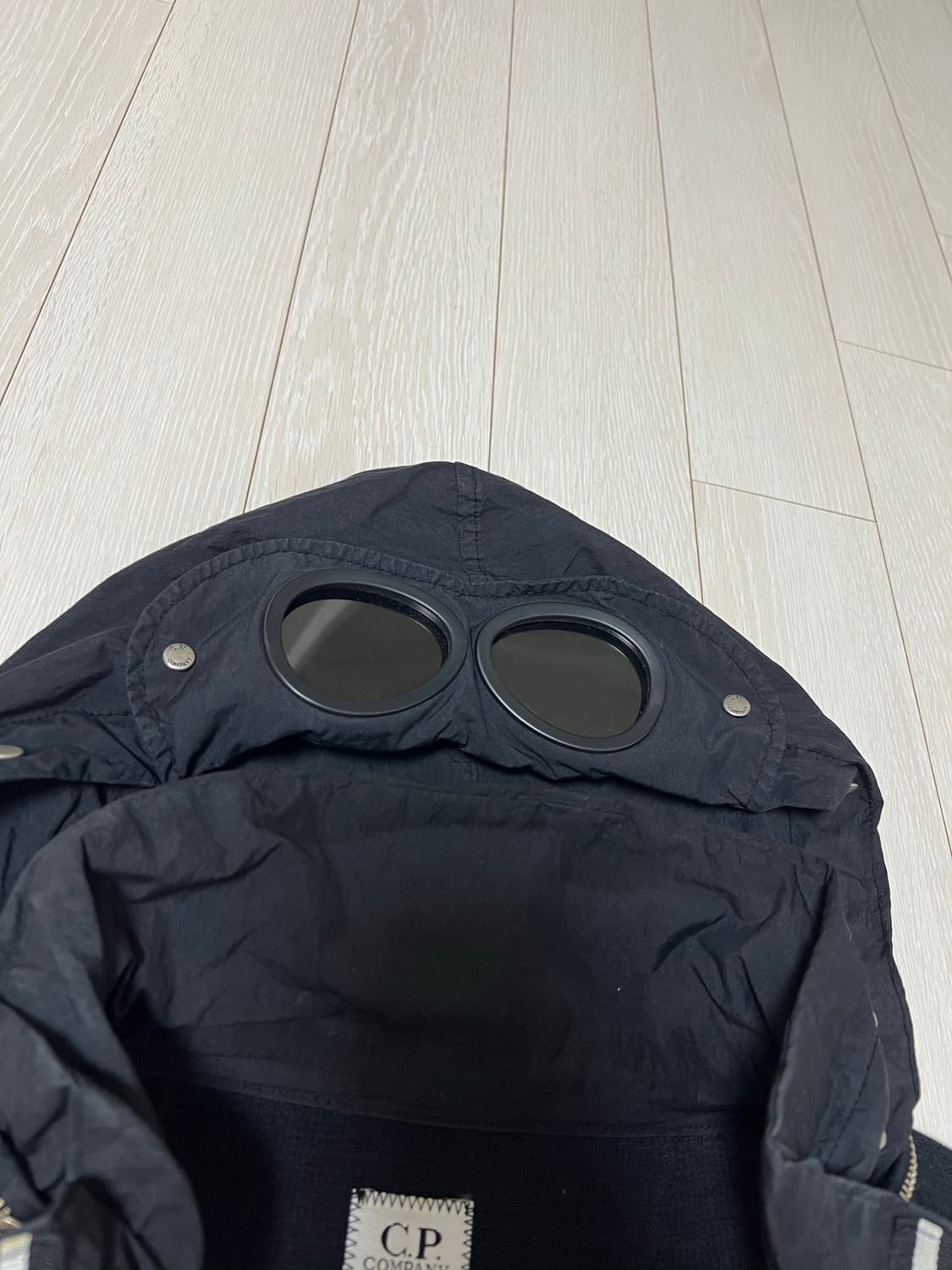 CP컴퍼니 고글 후드집업니트 자켓  점퍼 L 100 상품이미지4