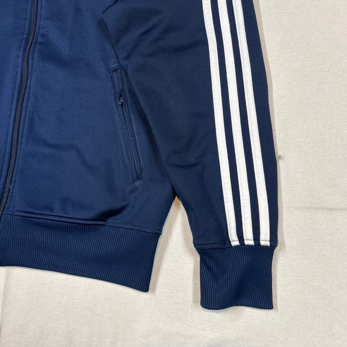 95) 아디다스 파이어버드 삼선 져지 트랙탑 집업 네이비 상품이미지4