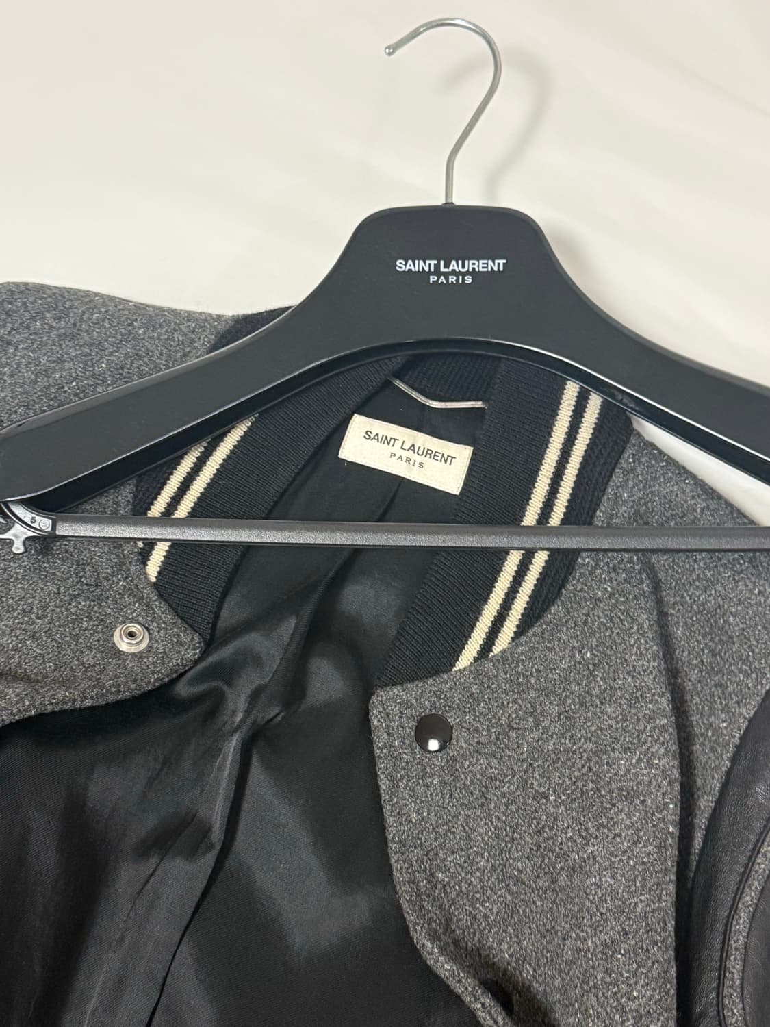 [사이즈48]생로랑 버진 울 테디 자켓 그레이 상품이미지3