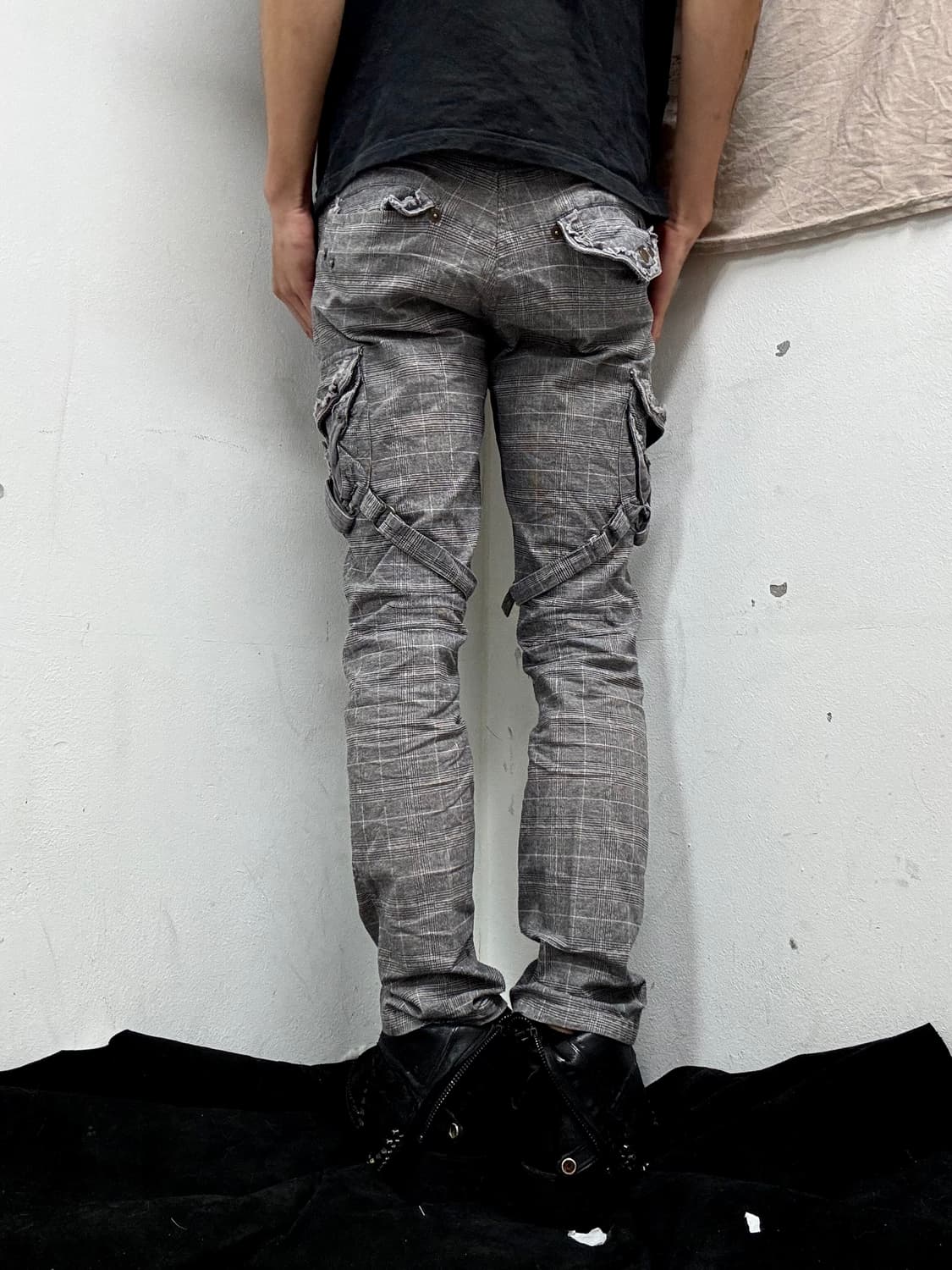 [apestein]00’s Check Bondage Detail Pant 상품이미지4