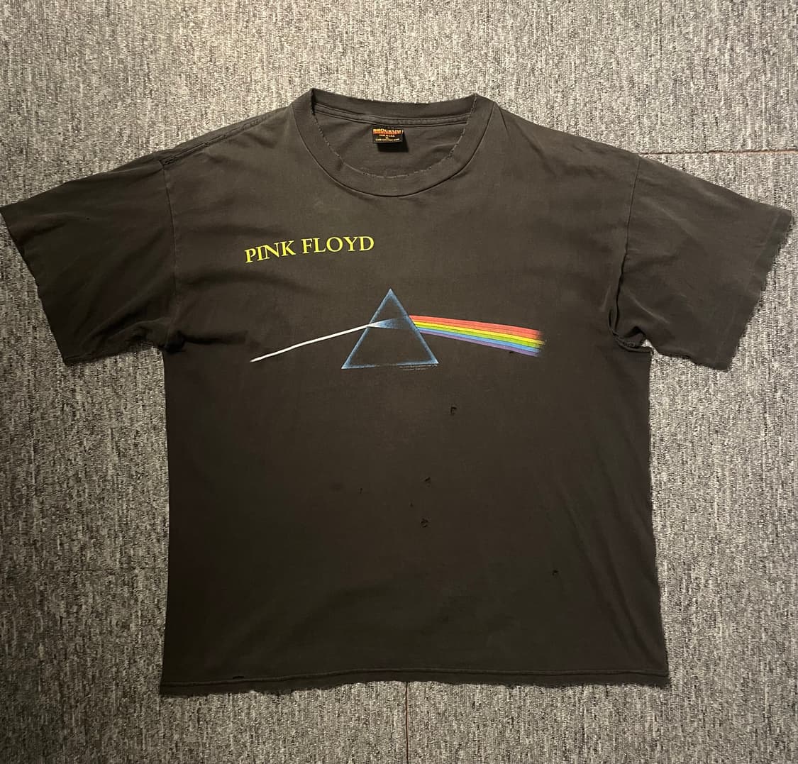 90s 핑크플로이드 프리즘 반팔 티셔츠 [XL] 상품이미지3