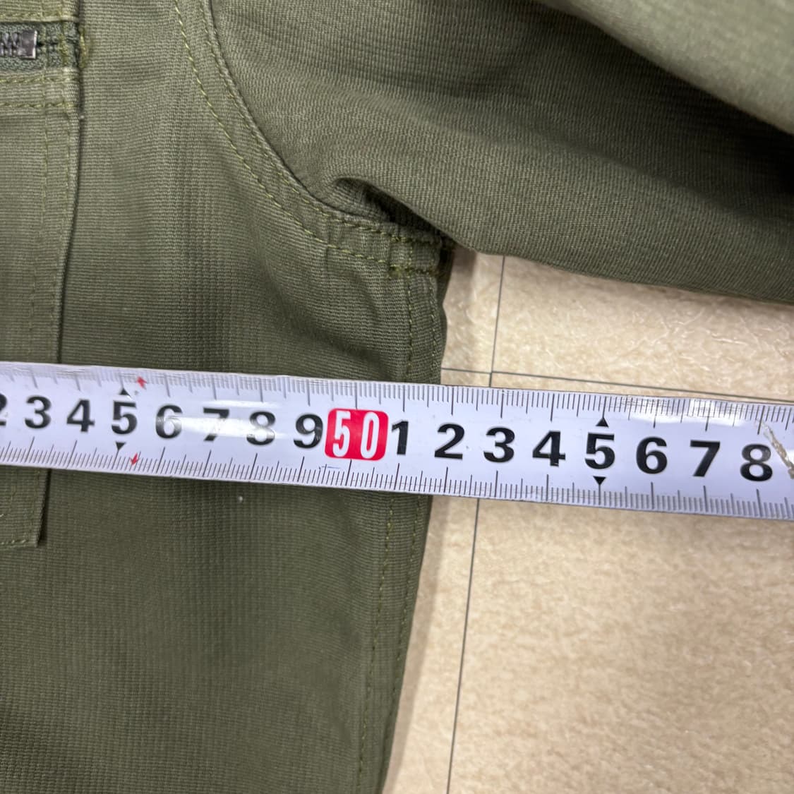 자라 카키 워크 자켓 상품이미지5