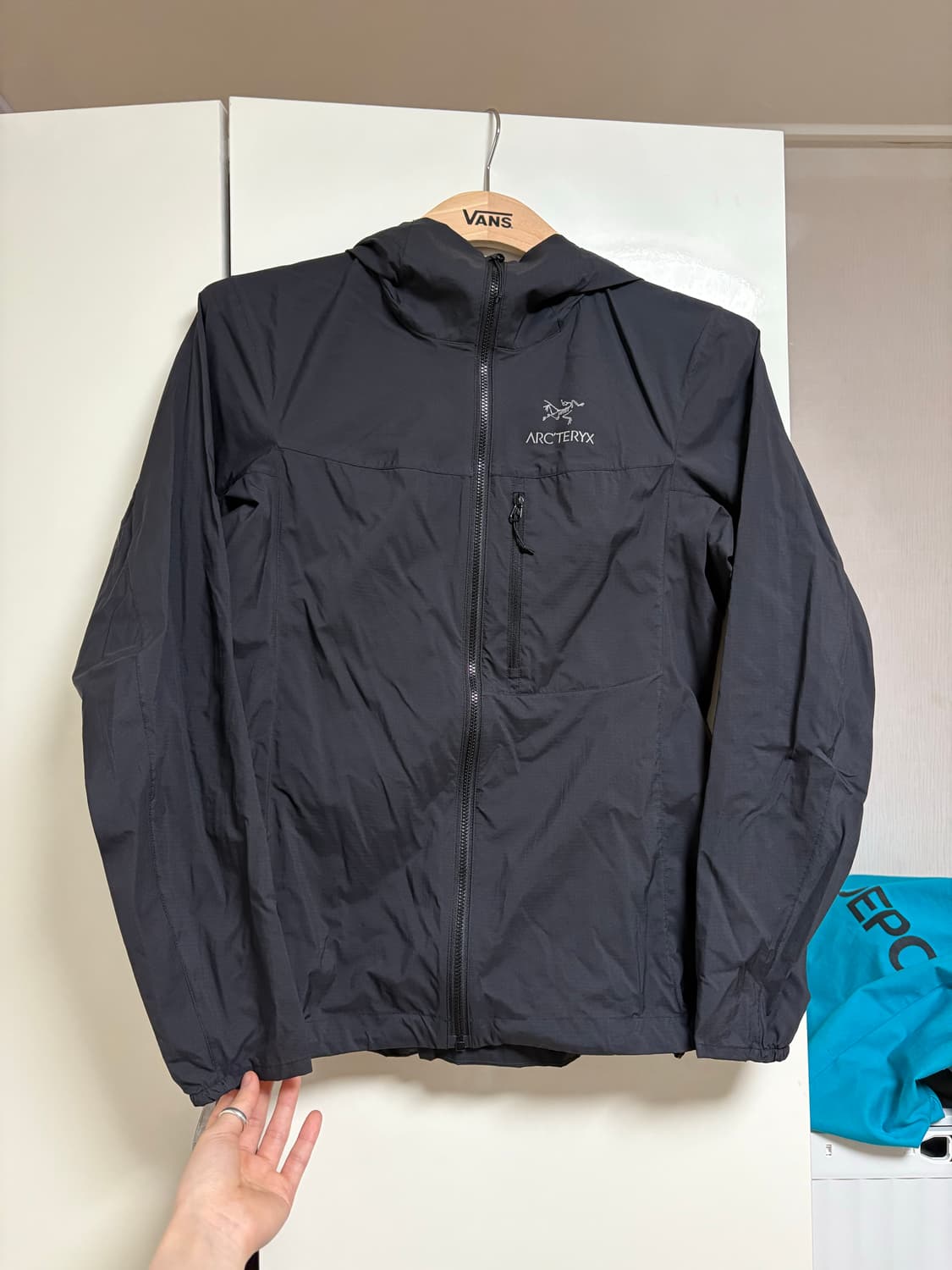 xs) 아크테릭스 스쿼미시 후디 여성용 블랙 상품이미지1