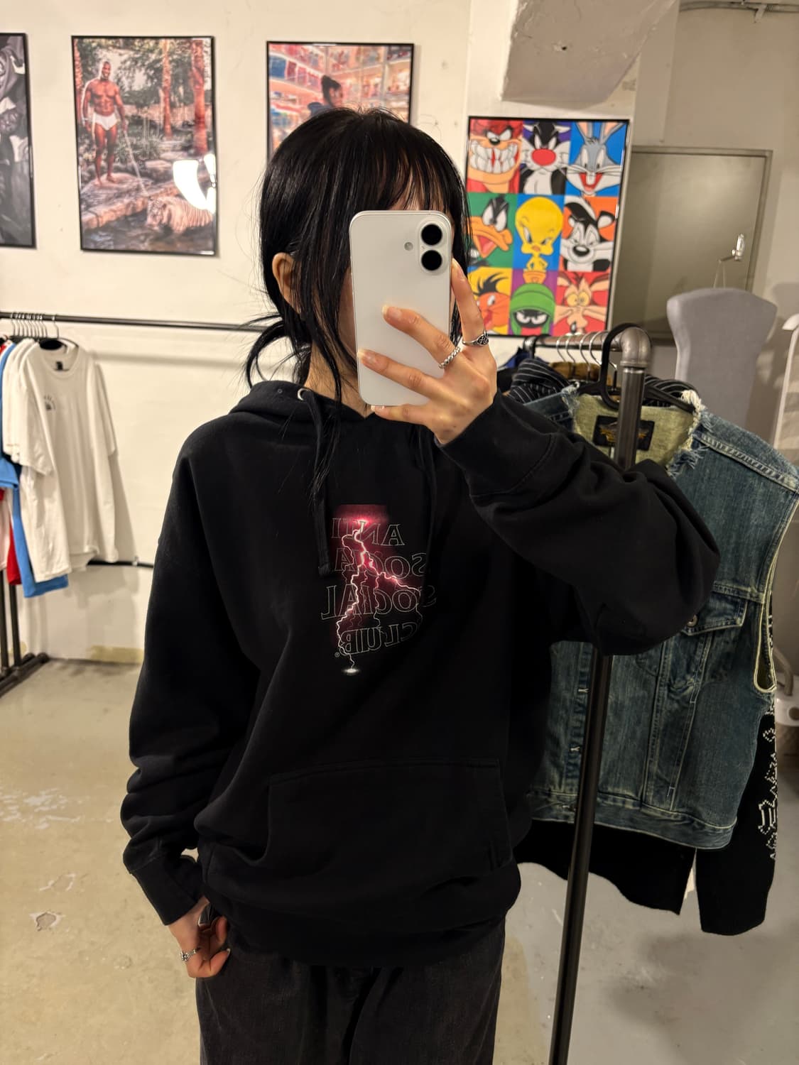 안티소셜클럽 후드티 상품이미지2