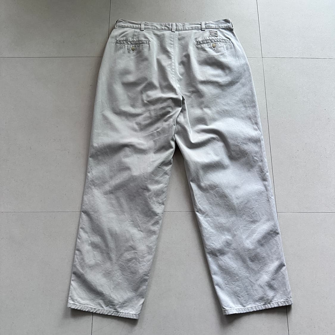 90s 폴로 랄프로렌 어센틱 사각탭 투턱 치노팬츠 36 상품이미지7