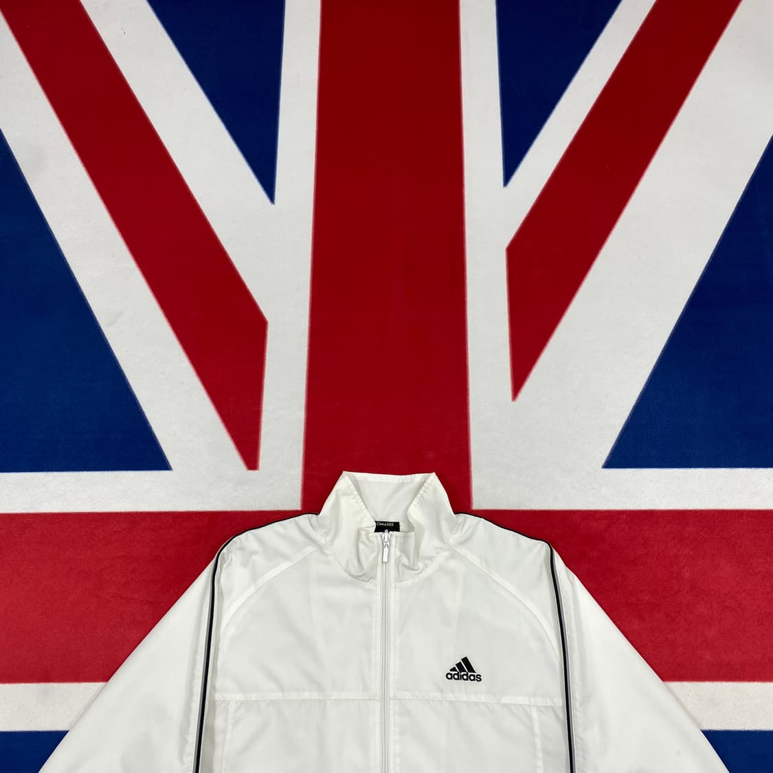 아디다스 화이트 바람막이 S 실측L 상품이미지2