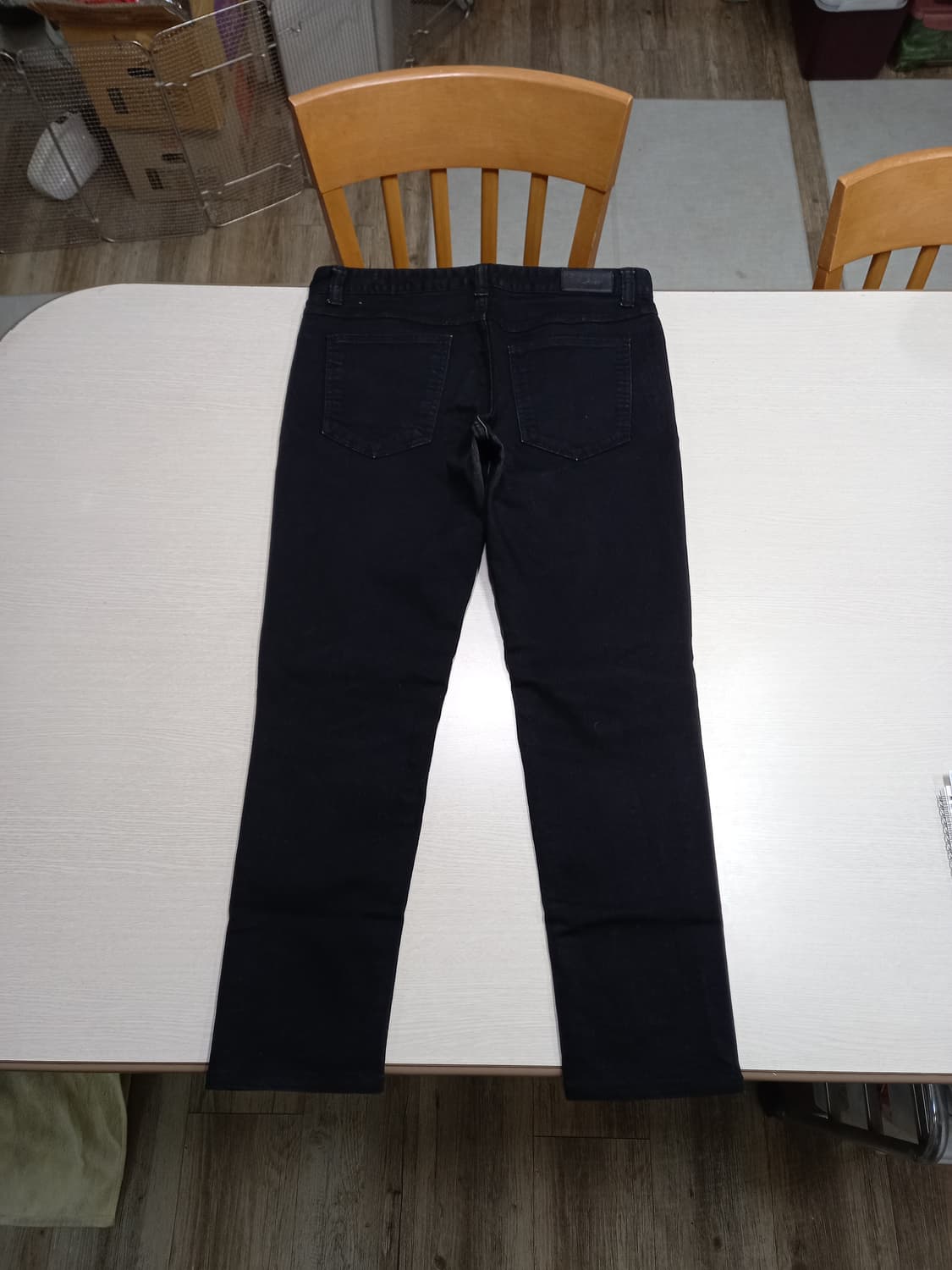 32 PLAC Kurz 스판 슬림일자진 블랙 찢청 32-258 상품이미지2