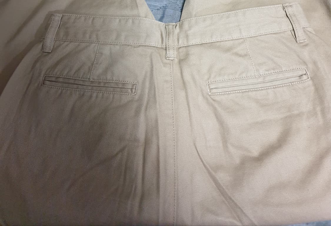 무신사스탠다드 레귤러 원턱 치노팬츠 베이지 (26) 상품이미지3