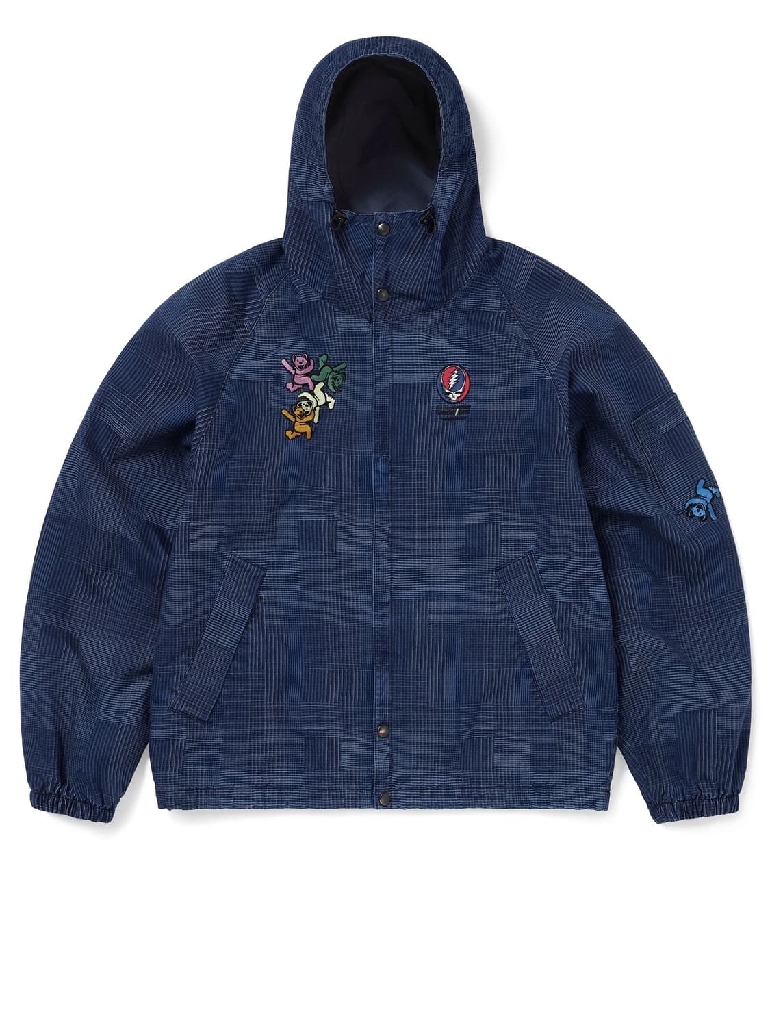 S M L 디스이즈네버댓 그레이트풀데드 gd 댄싱 베어 자켓 패치워크 상품이미지1