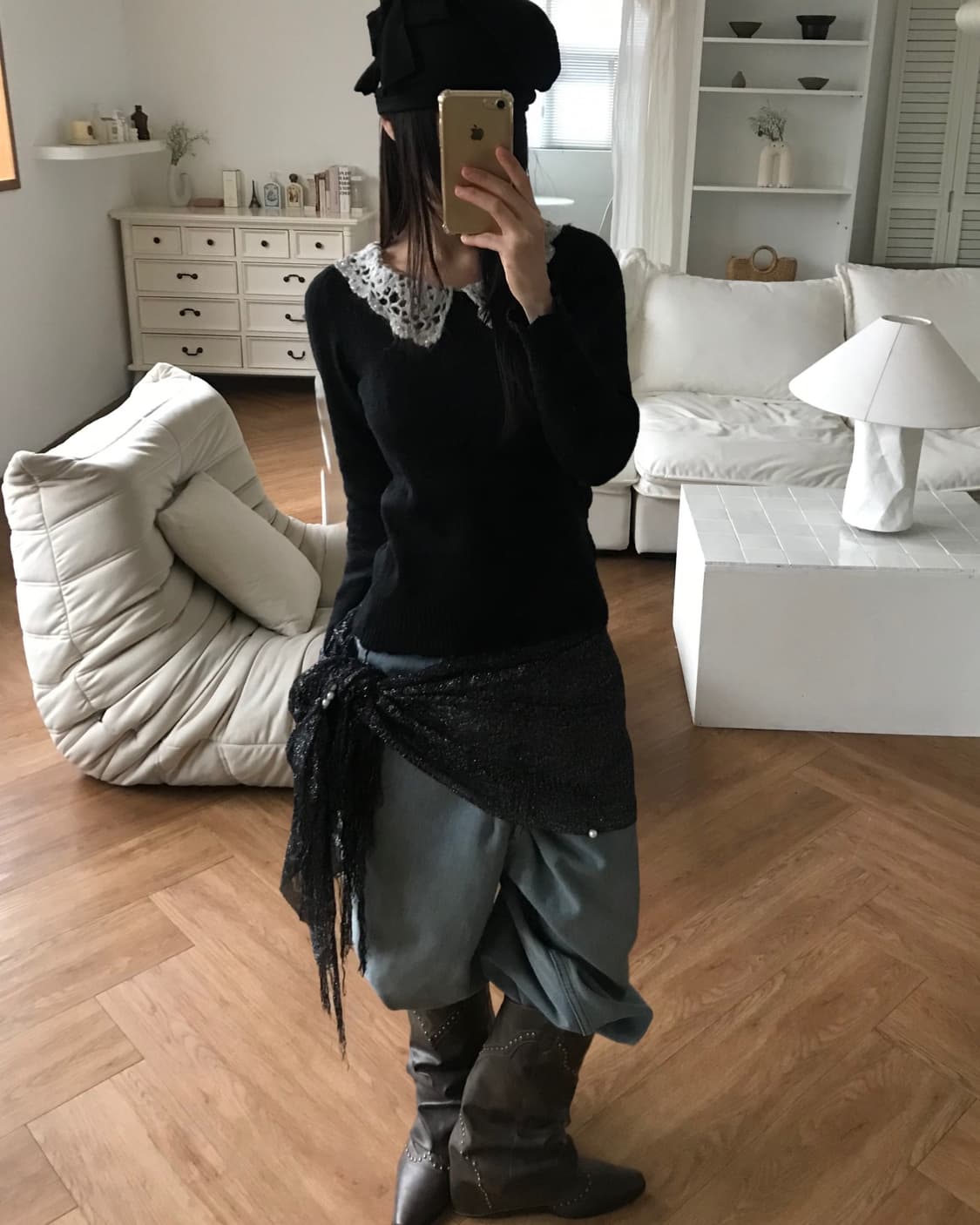 vintage lace knit 상품이미지3