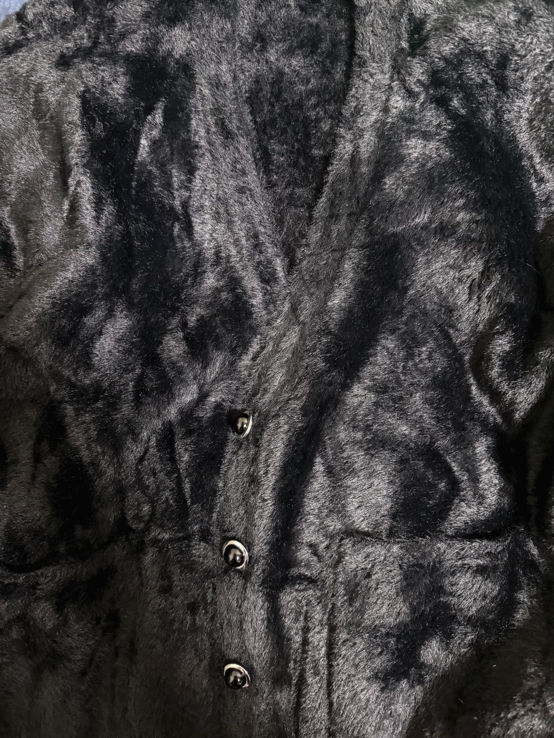 비액세스 폭스 앙고라 니트 털 가디건 S 상품이미지2