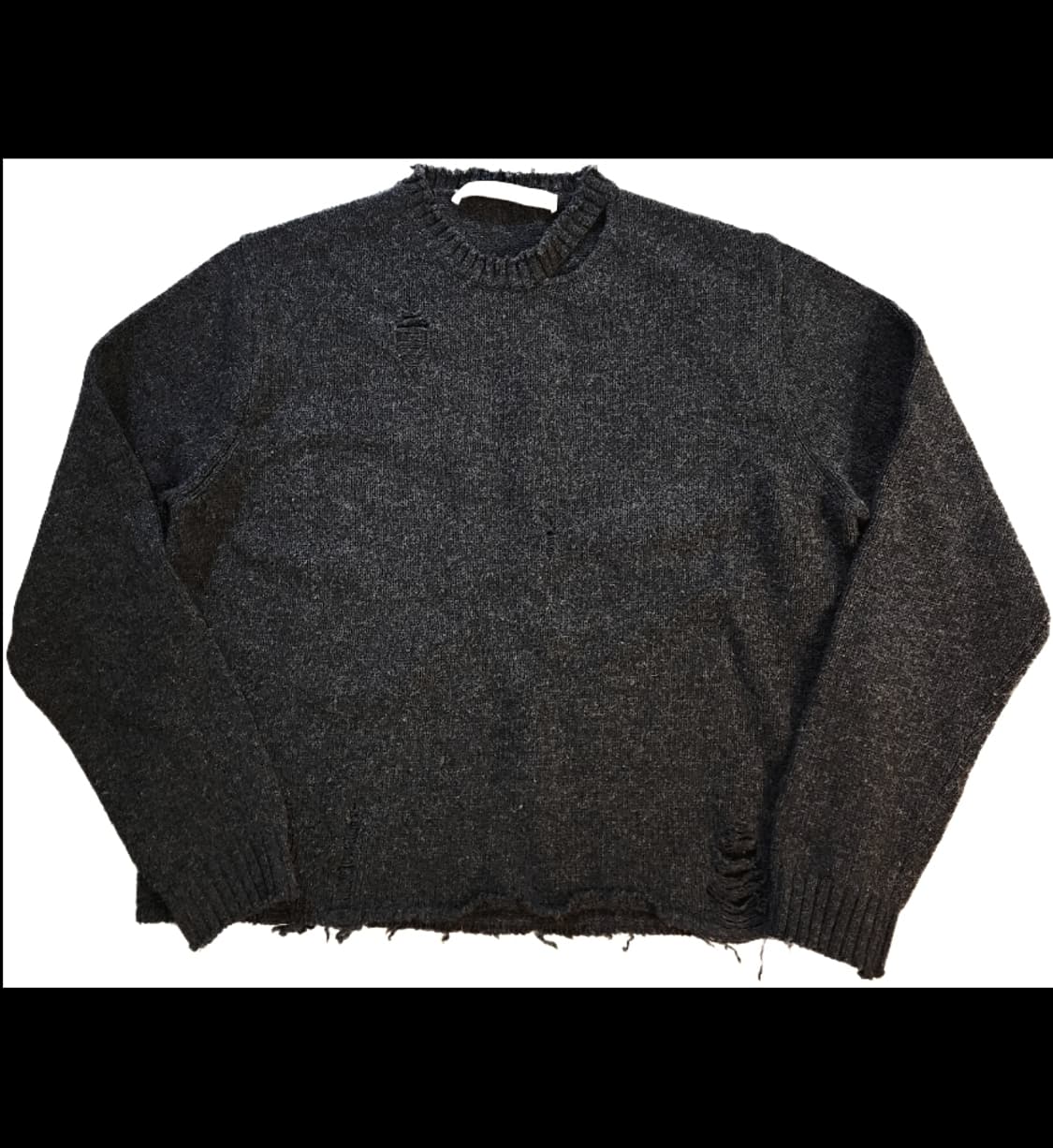 더오픈프로덕트 울 데미지 니트/오픈yy/openyy/604서비스 상품이미지1