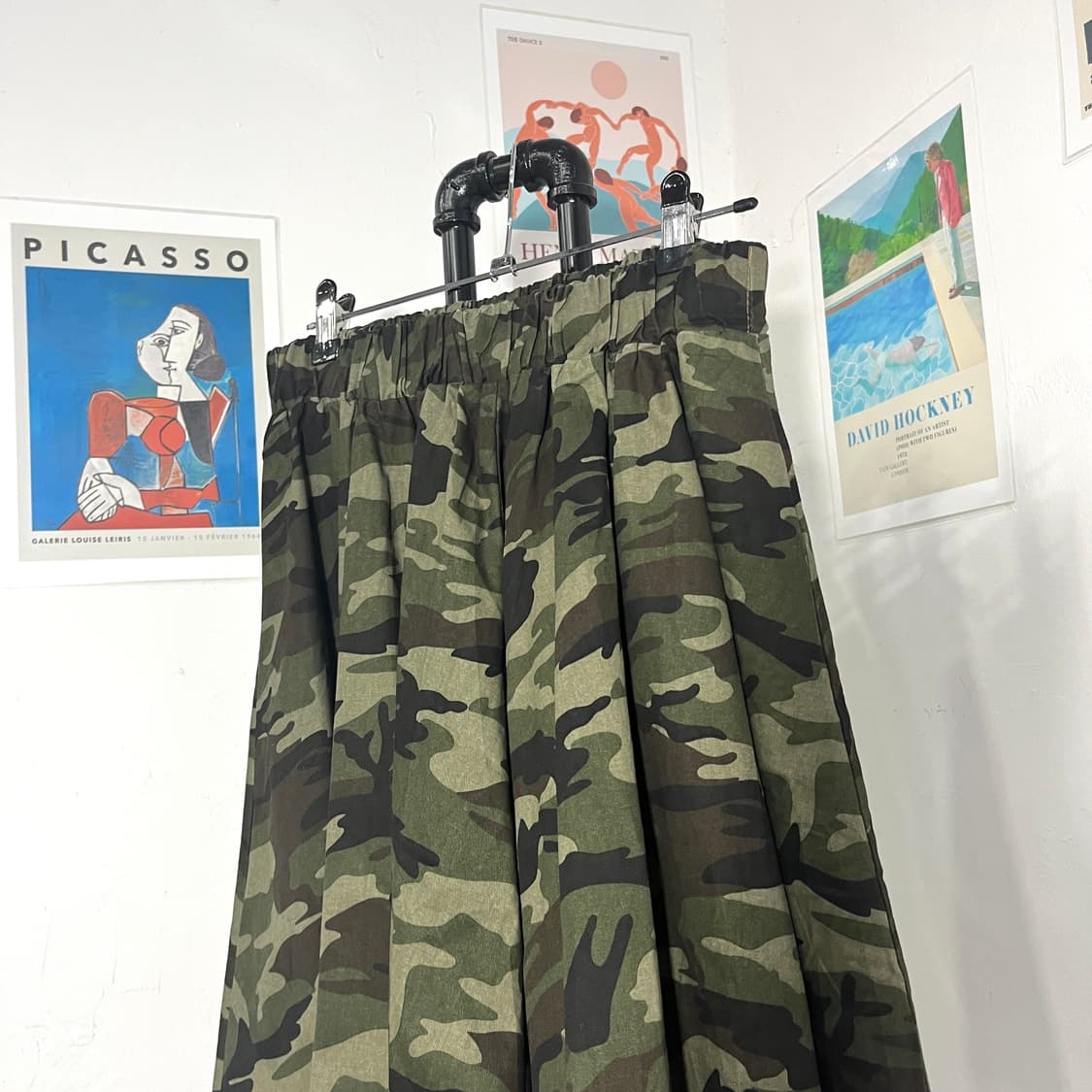 카모 밴딩 스커트 상품이미지3