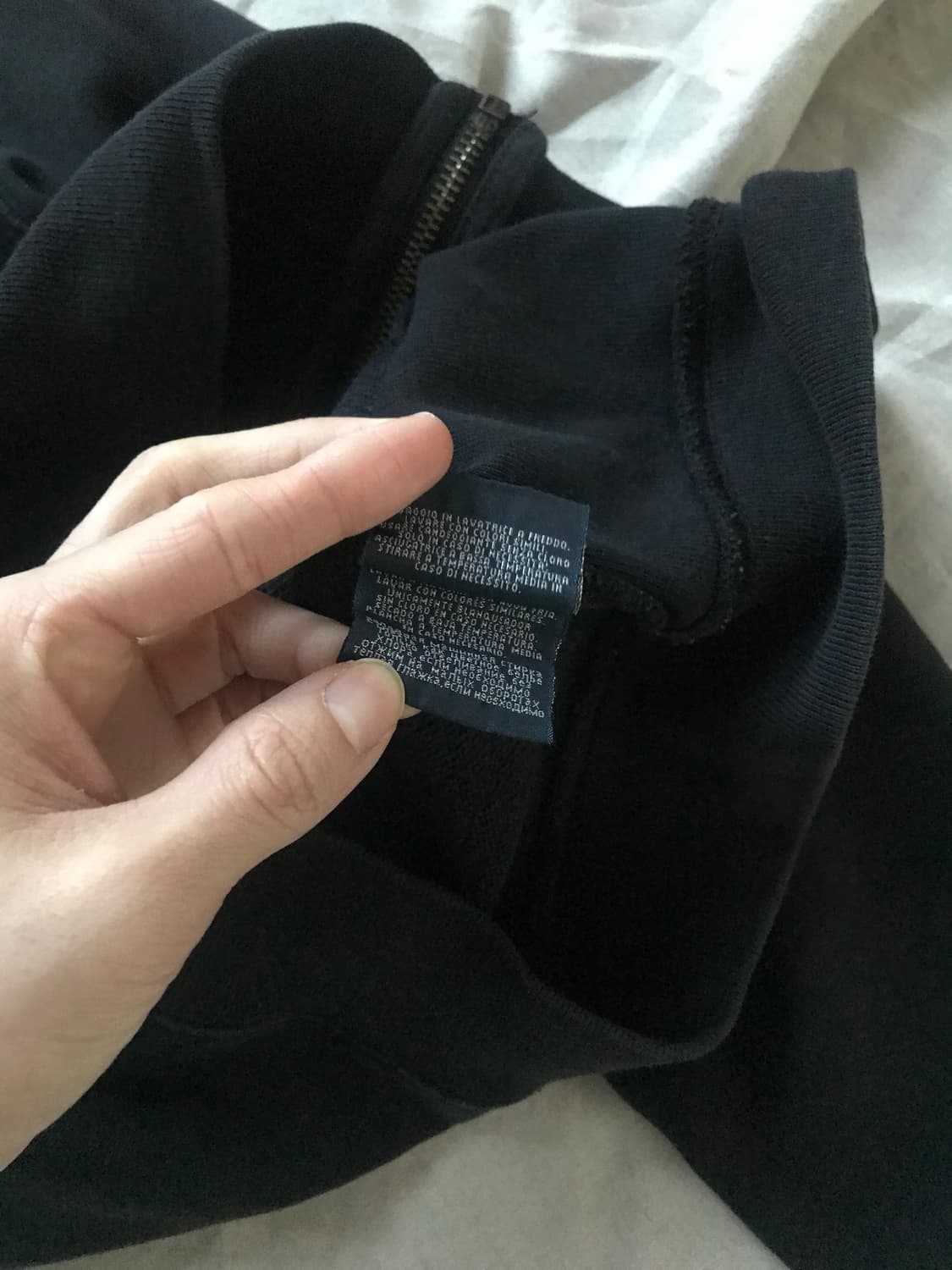 폴로 랄프로렌 포니 로고 블랙 후드집업 상품이미지10