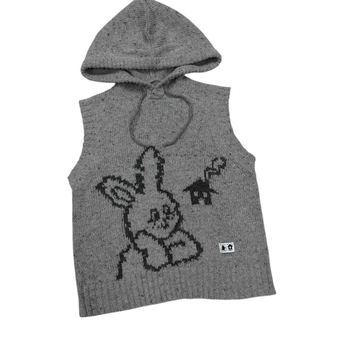 키르시 위티 버니 노마드 후디 니트 베스트 조끼 1 상품이미지2