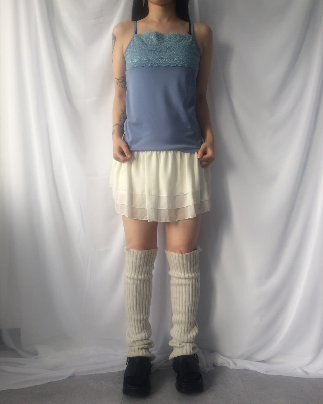 Lace point sleeveless 상품이미지6