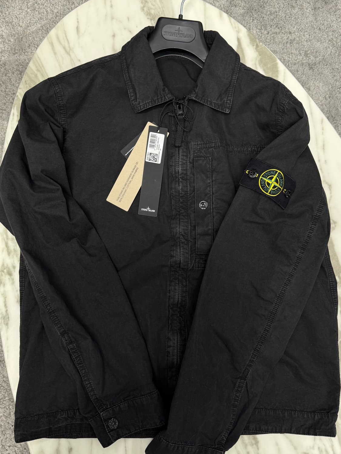 스톤아일랜드 25ss 올드이펙트 오버셔츠 S 상품이미지1