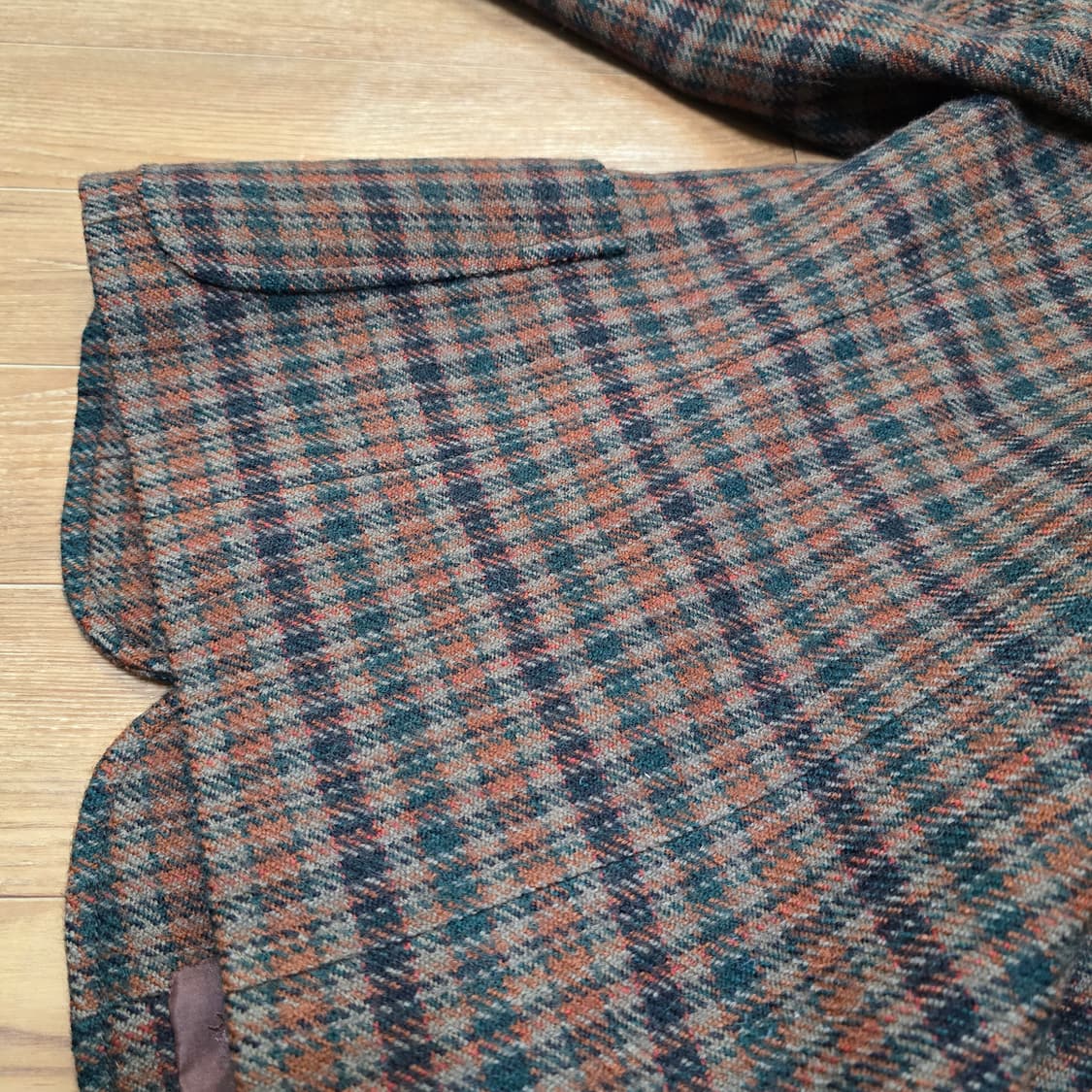 Celine 셀린느 울 체크 자켓  55~66 상품이미지7