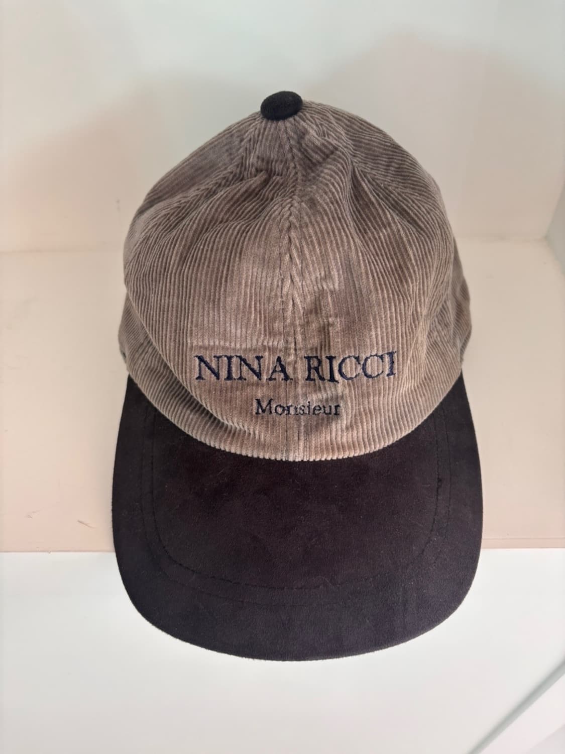 90s Nina Ricci Corduroy Cap 상품이미지2