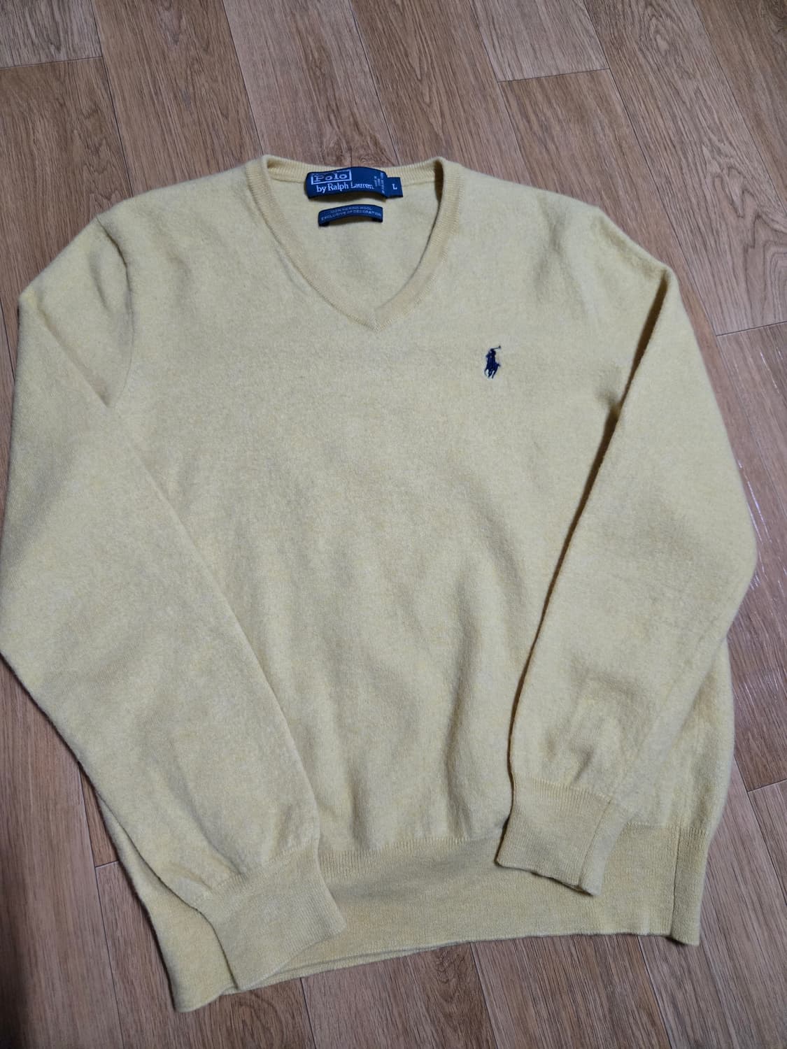 폴로 랄프로렌 여성 메리노울 브이넥 니트 상품이미지3