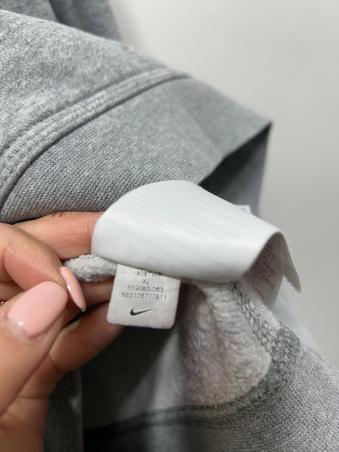 나이키 후드티 그레이 M 여성  상품이미지3