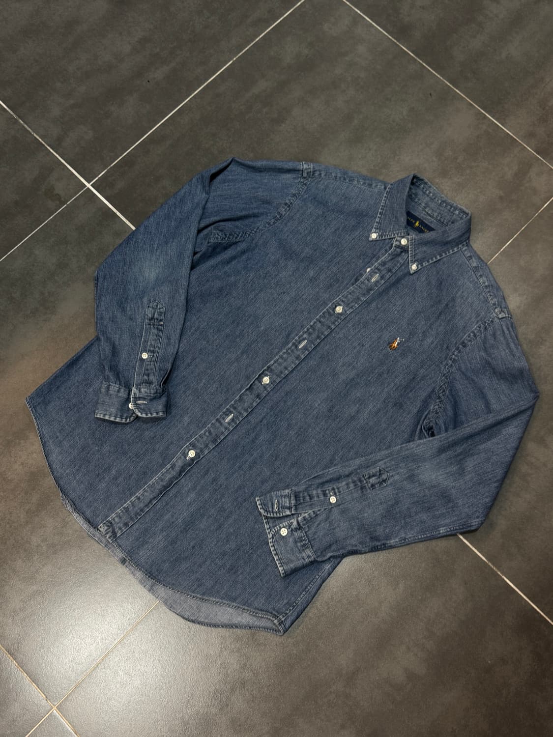RALPH LAUREN 중청 데님셔츠 상품이미지1