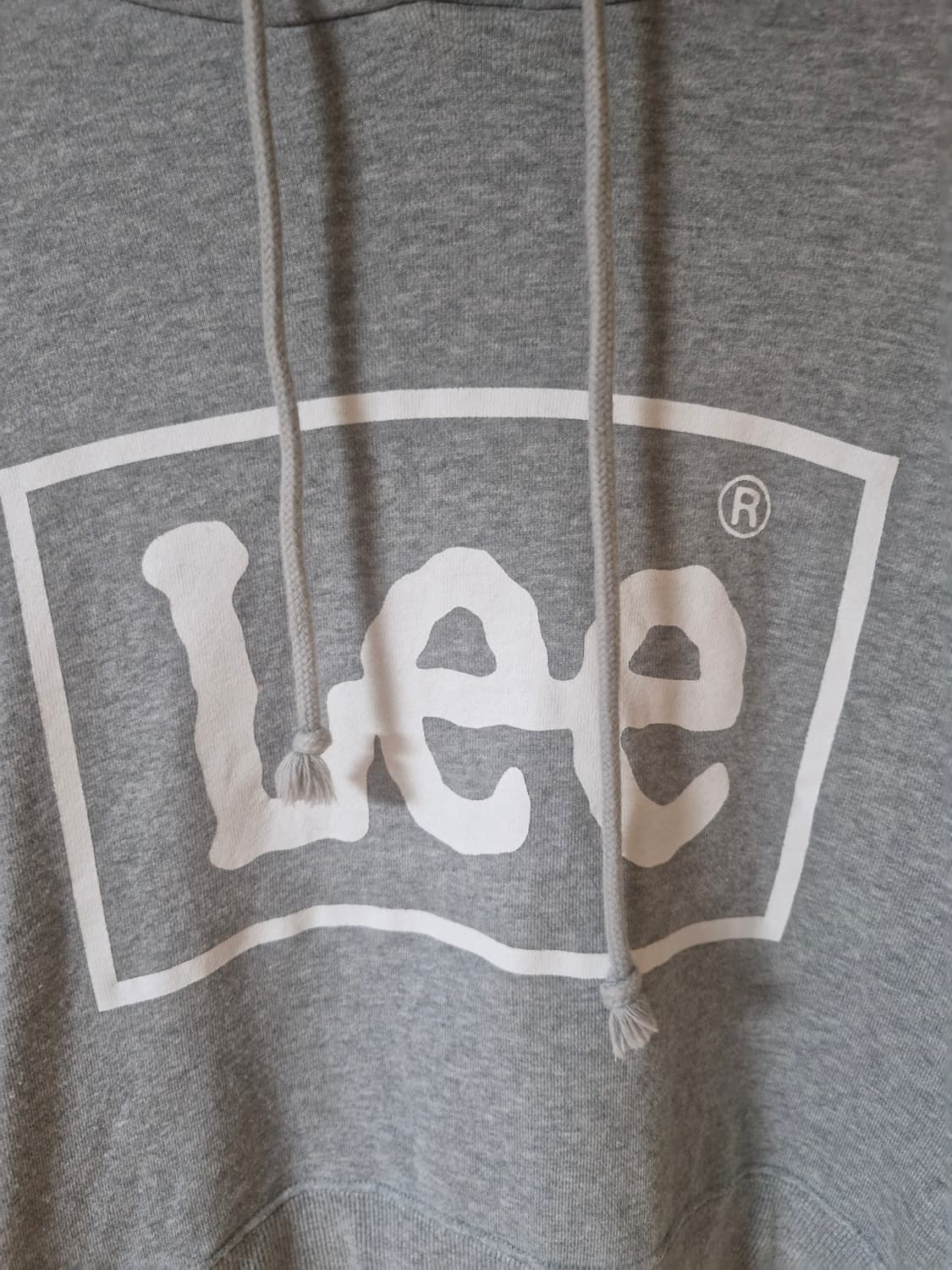 Lee 리 재팬 회색 크롭 후드티 Free 상품이미지2