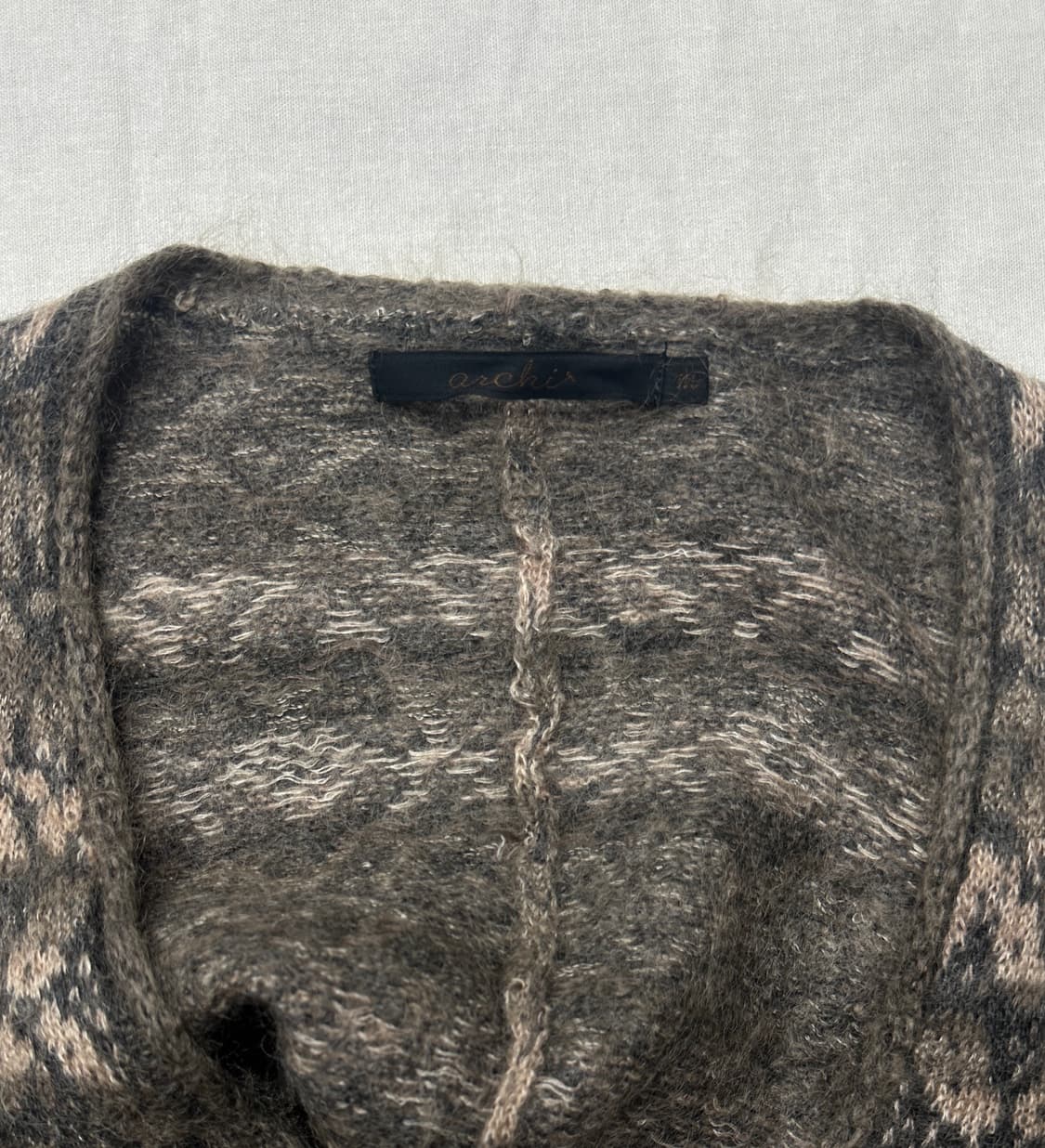 archi 모헤어 롱 가디건 상품이미지6