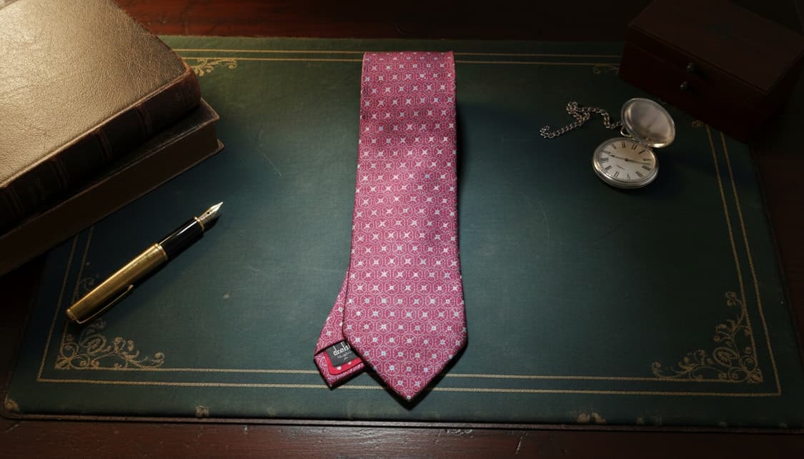 [새상품] 던힐(dunhill) 실크 100% 이탈리아 클래식 넥타이 상품이미지3