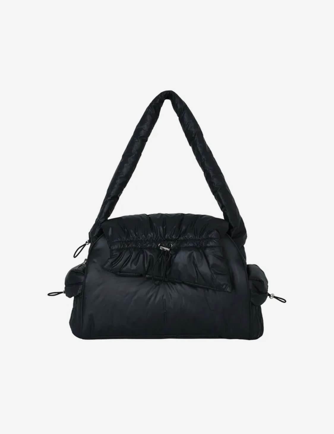 SHIRRING SHOULDER PADDED BAG NAVY 상품이미지1