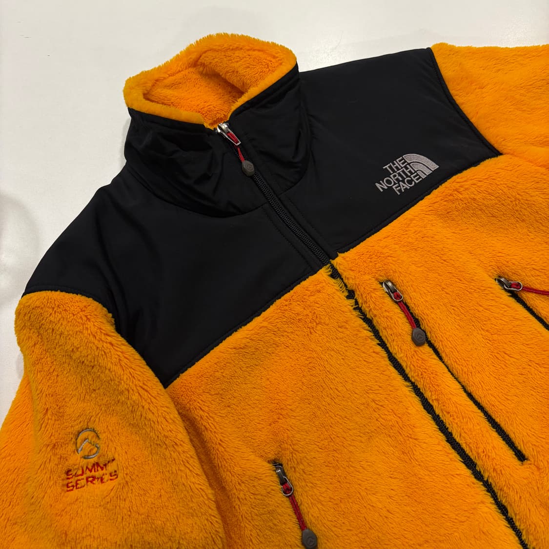 [100] 노스페이스 써밋 폴라텍 플리스 후리스 자켓 옐로우 D91 상품이미지3