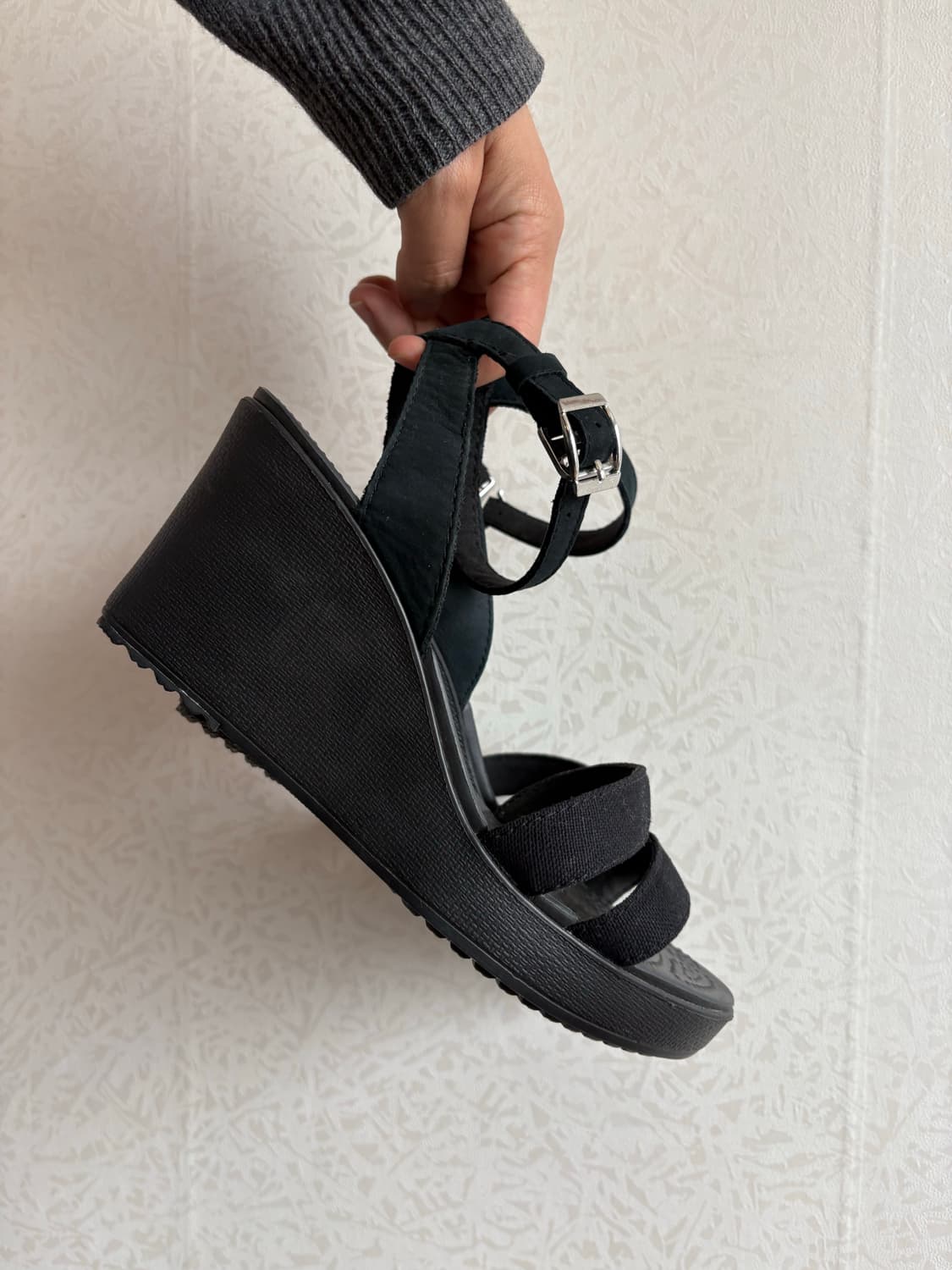 크록스 웨지힐 플랫폼 샌들 상품이미지1