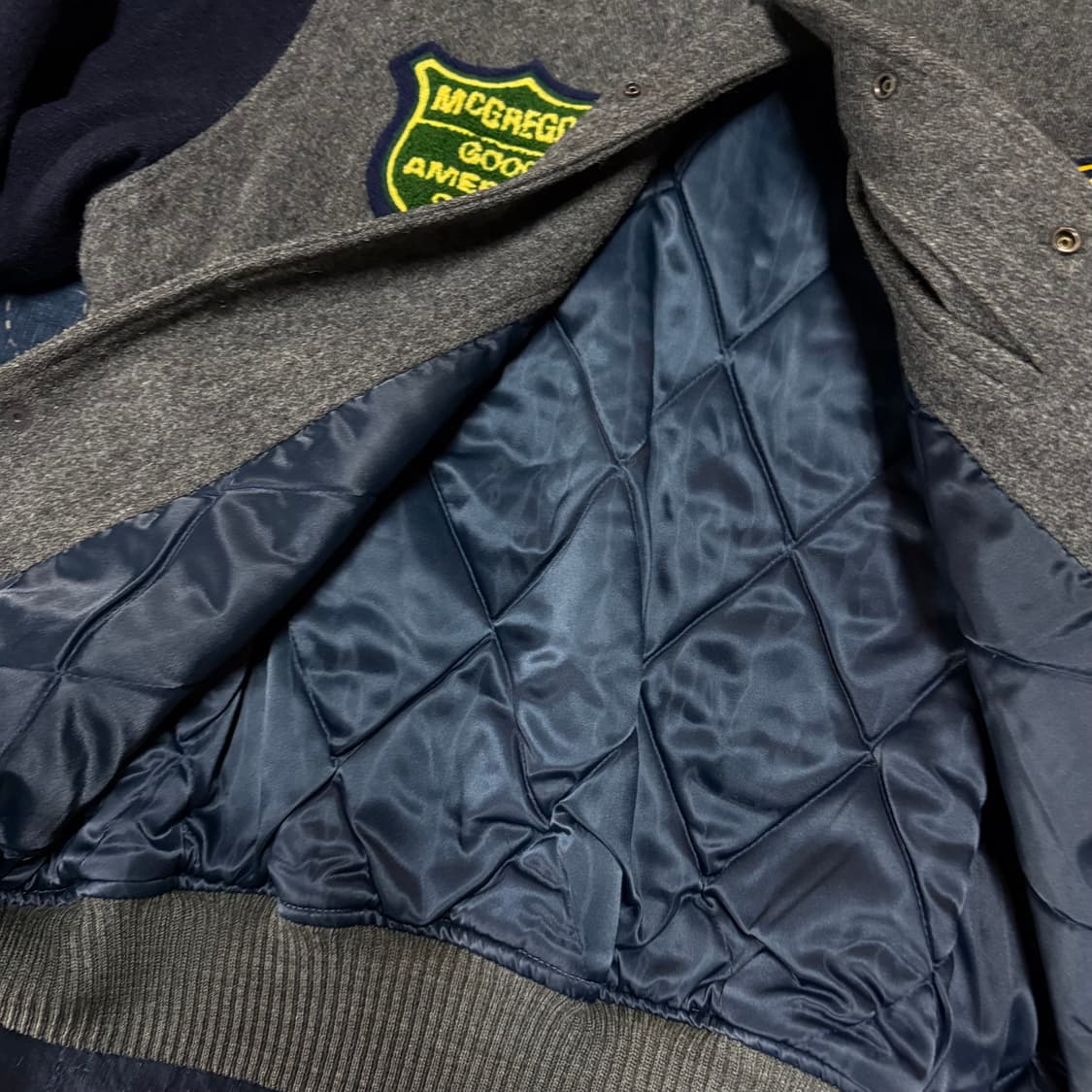 맥그리거 패치 바시티자켓 L 상품이미지6