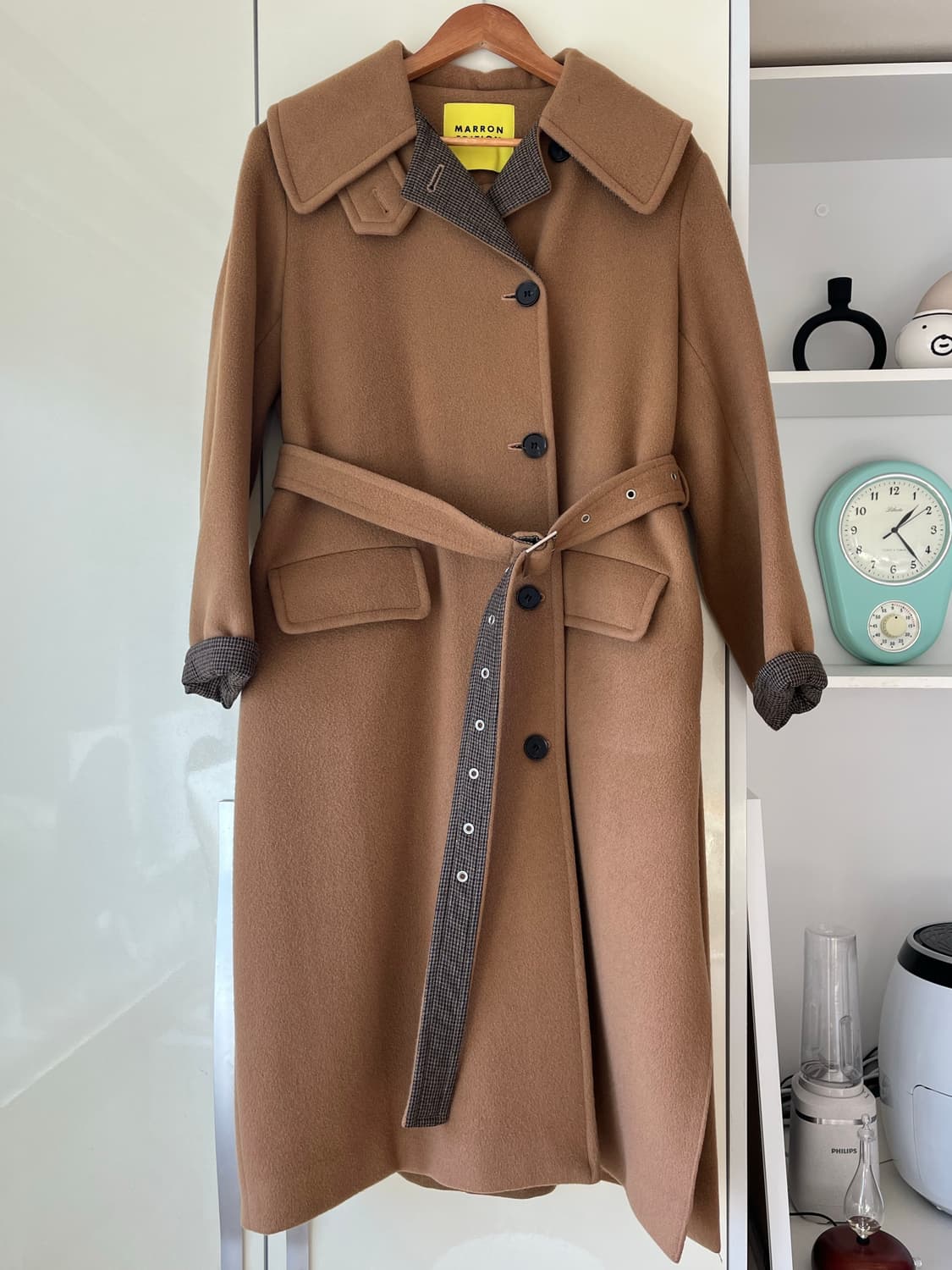 마론에디션 울 트렌치 코트(카멜) 상품이미지2