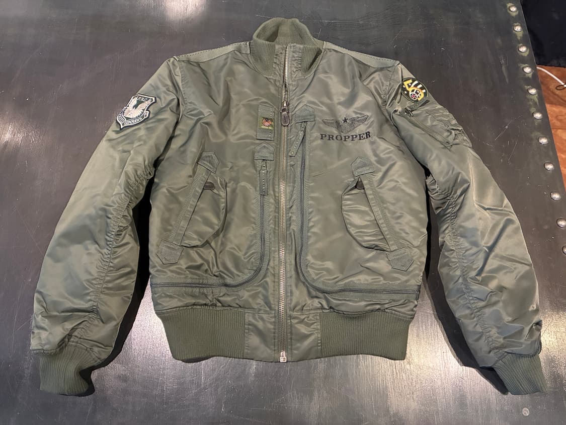 XL) 프로퍼 항공점퍼 MA1 에어포스 올리브 상품이미지1