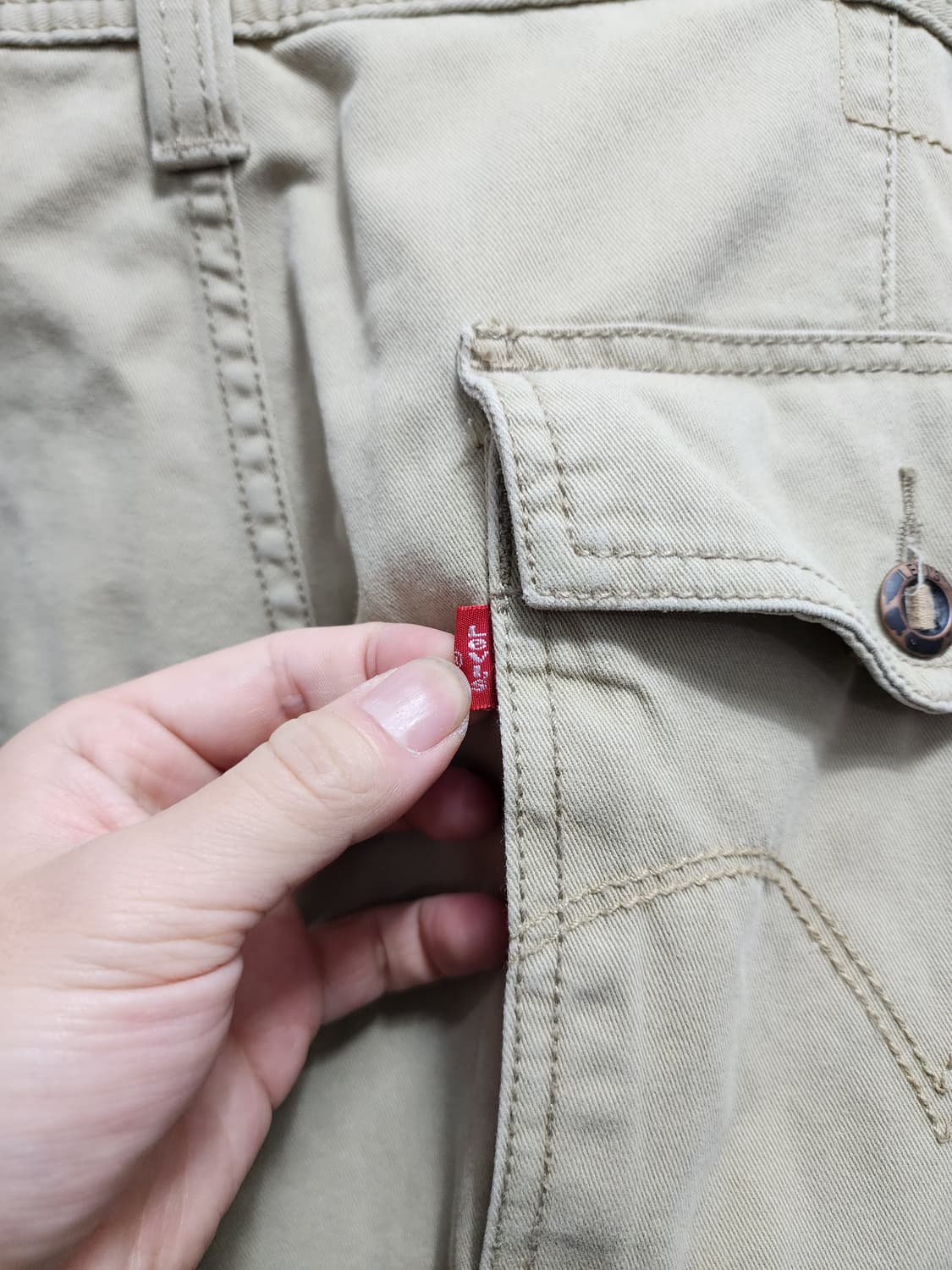 (빅사이즈) 리바이스 루즈 스트레이트 카고바지 40' 상품이미지8