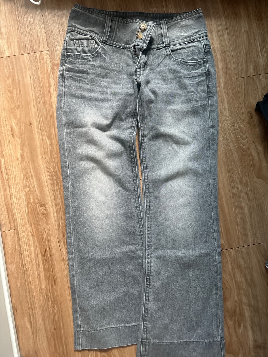 Union Jack Engineered Denim Washed Gray 상품이미지3