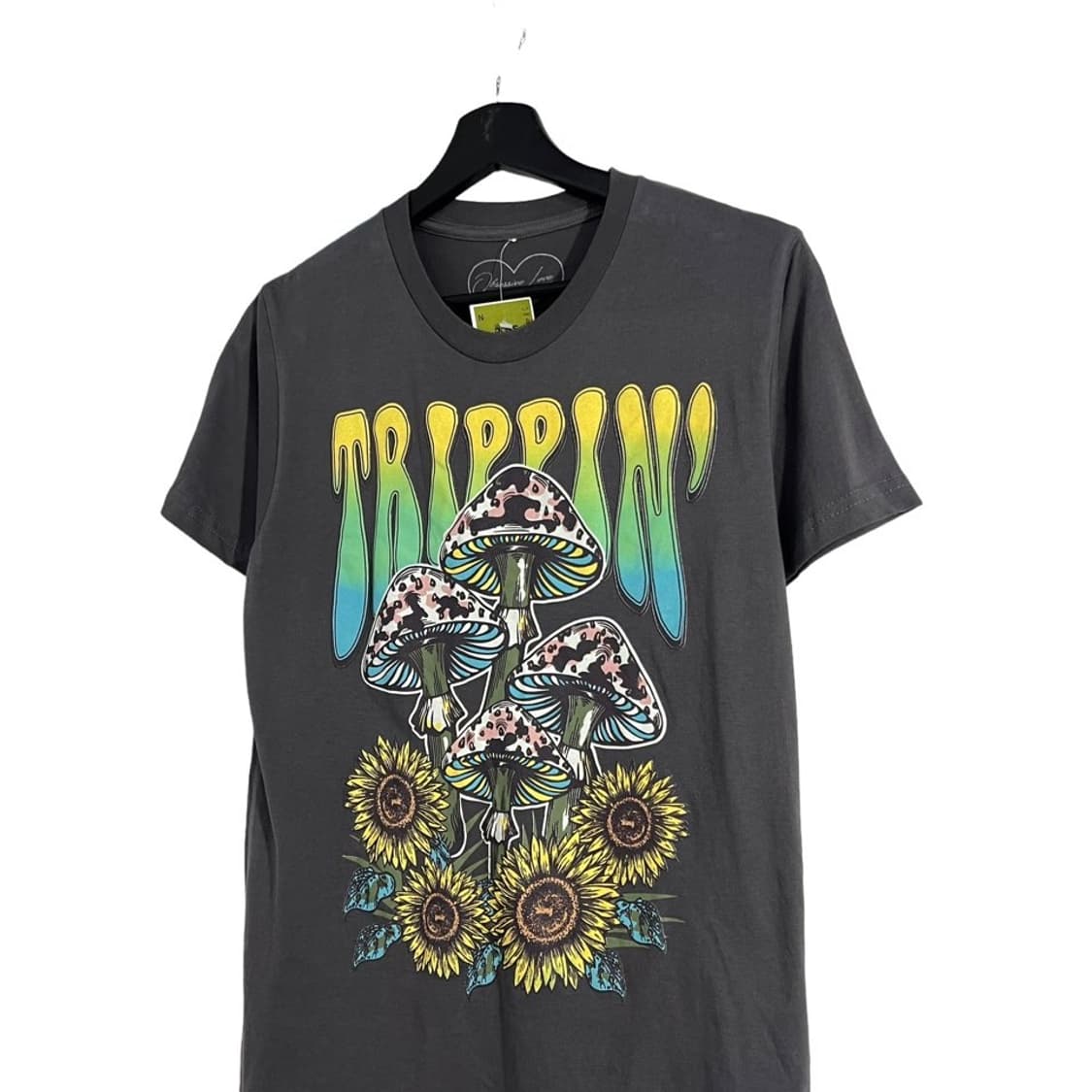 새상품 머쉬룸 프린팅 반팔티 상품이미지4