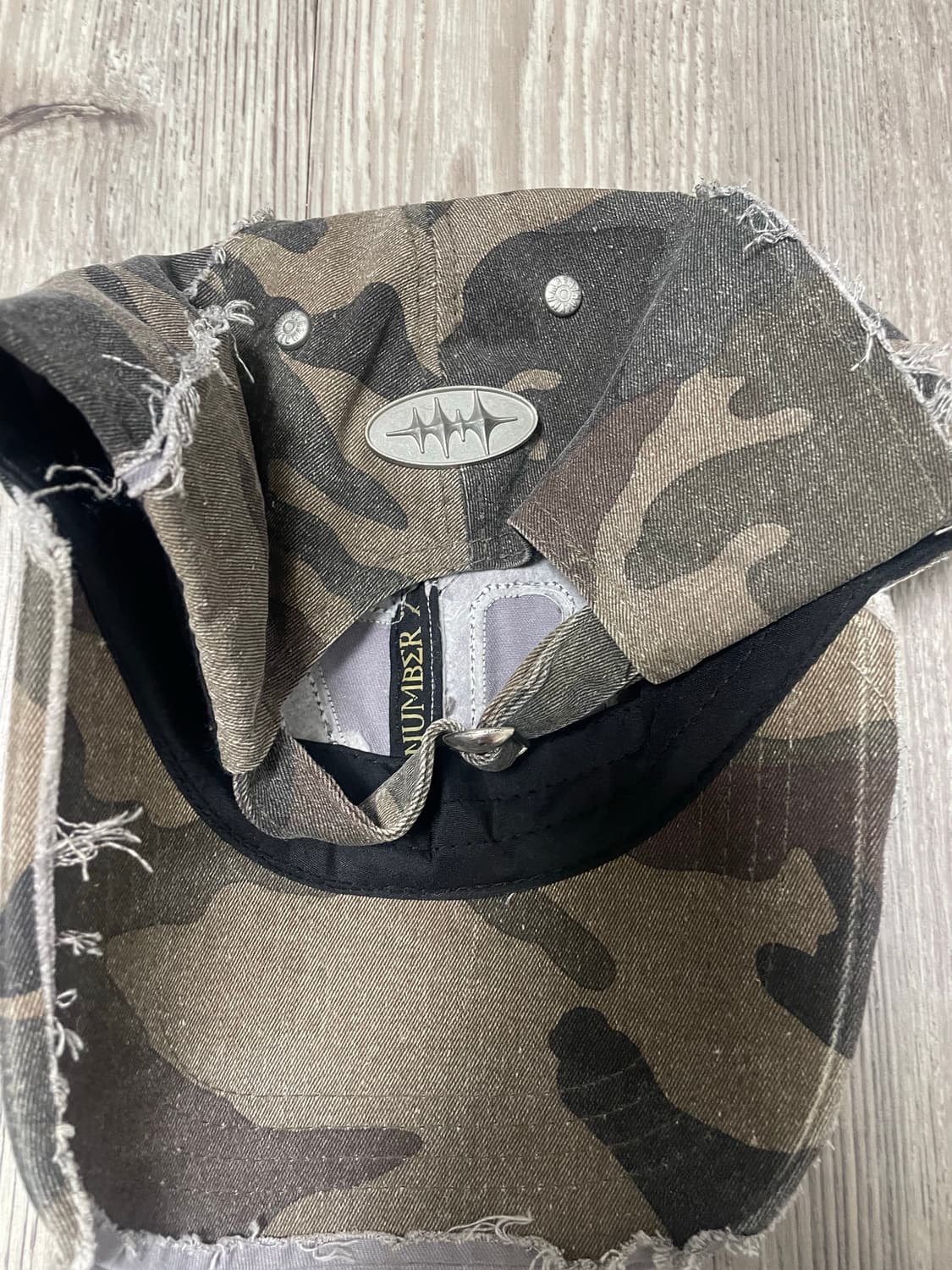 홀리넘버세븐 카모플라주 07패치 볼캡 카키 상품이미지3