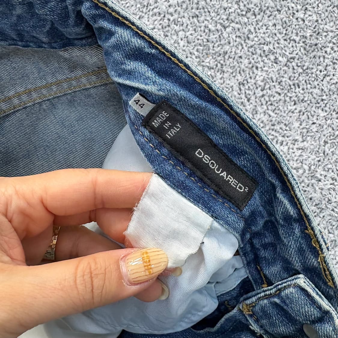 44 디스퀘어드2 페인팅 워싱 데님 청바지 0421J 상품이미지4
