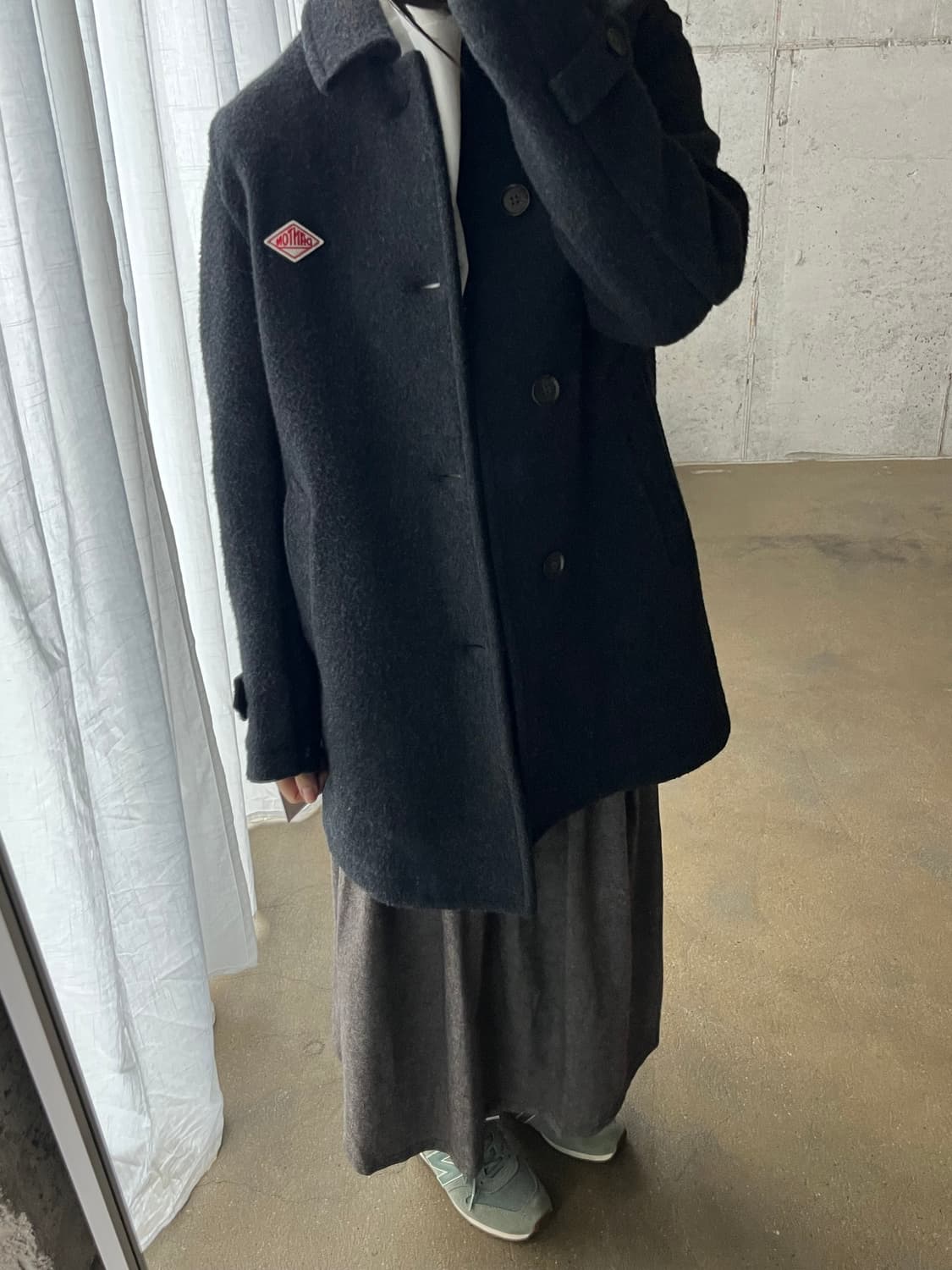 DANTON 단톤 미디 코트 그레이  상품이미지2