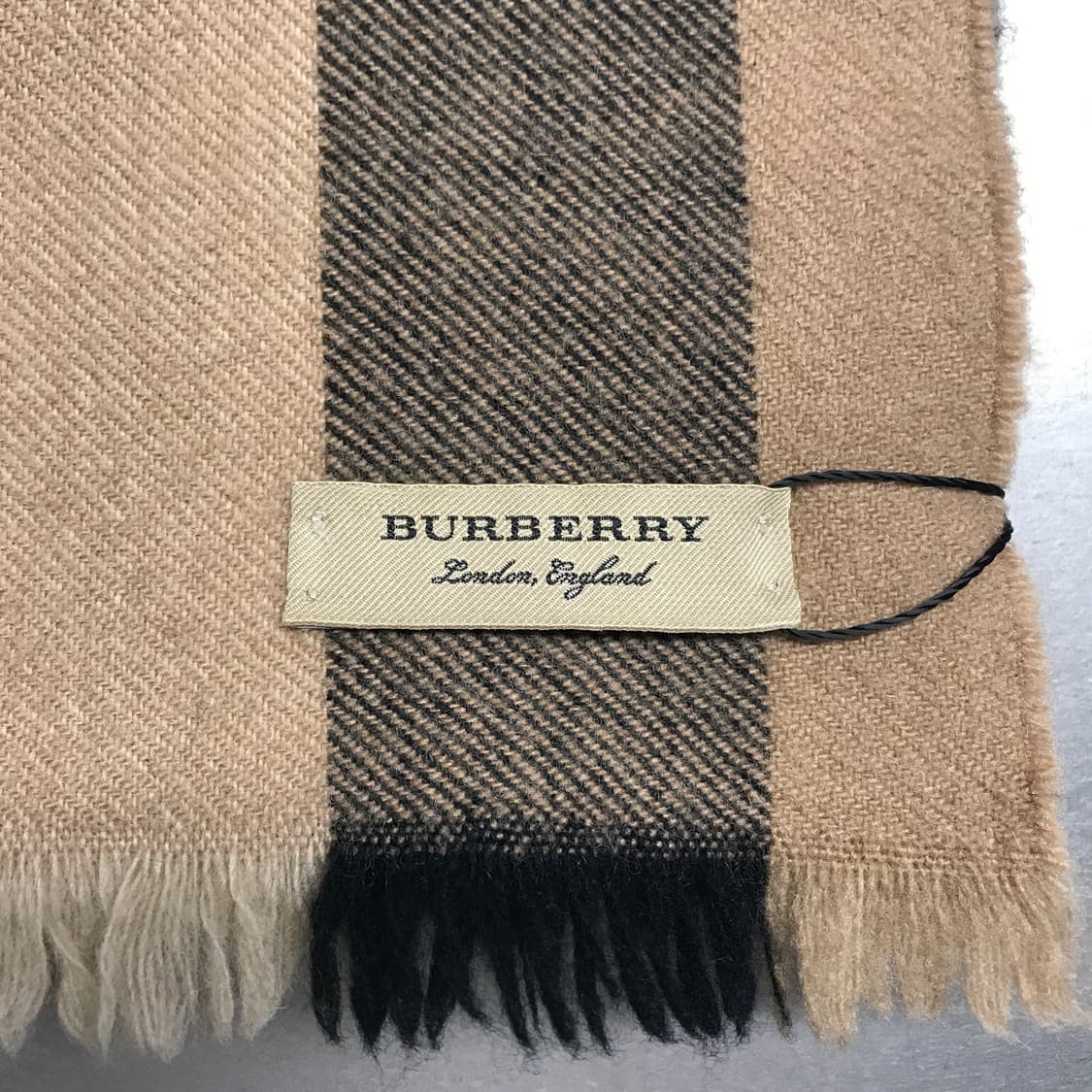 버버리 정품 울/캐시미어 머플러  상품이미지4