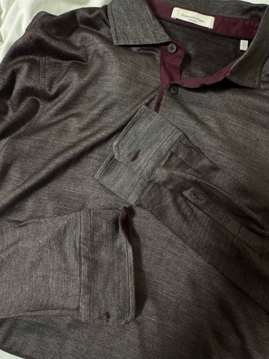 제냐 실크 100 폴로 긴팔 니트 상품이미지3