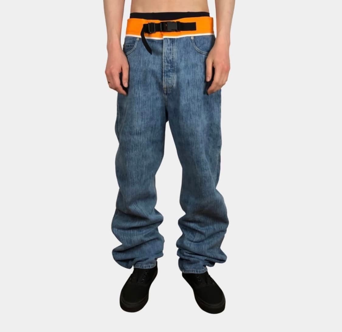 Maison Margiela Contrast Waistband Jeans 상품이미지1